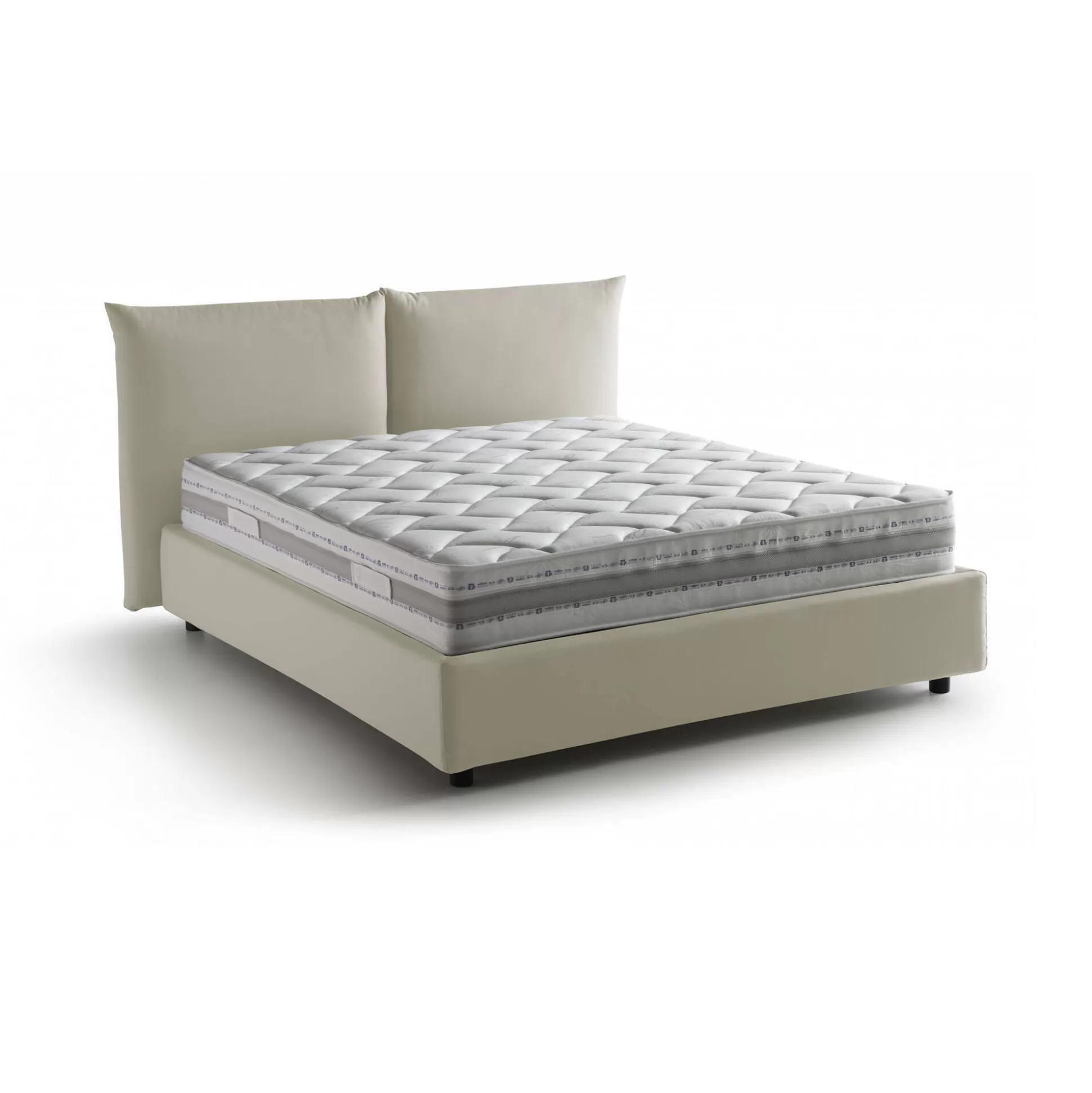 Dmora Letti Matrimoniali<Letto matrimoniale Arpino, con materasso Cm 160x190 incluso,