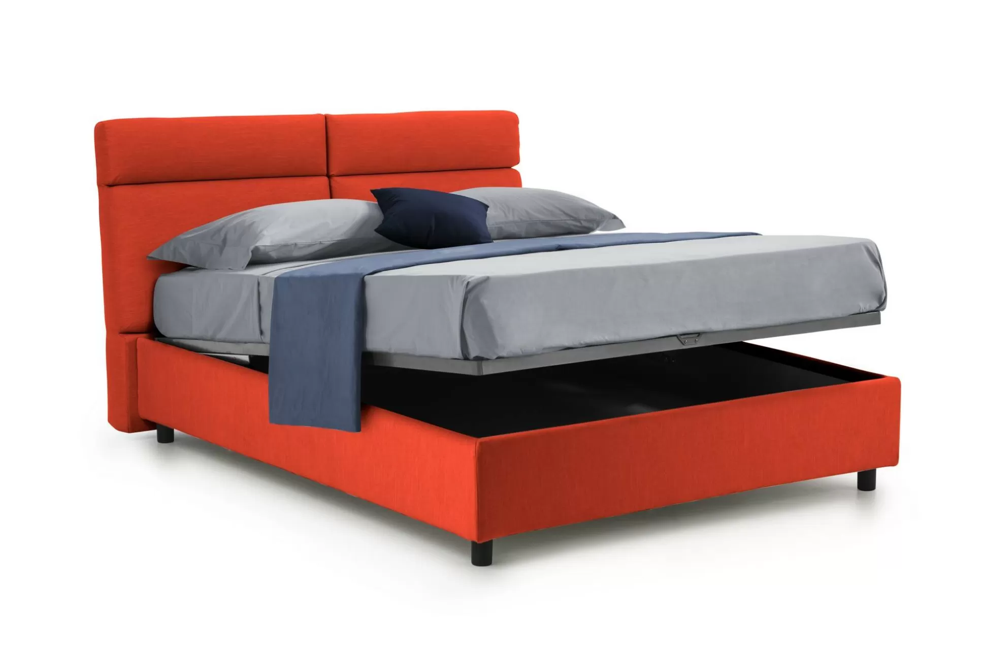 Dmora Letti Matrimoniali<Letto matrimoniale Ator, Adatto a materasso Cm 160x200,