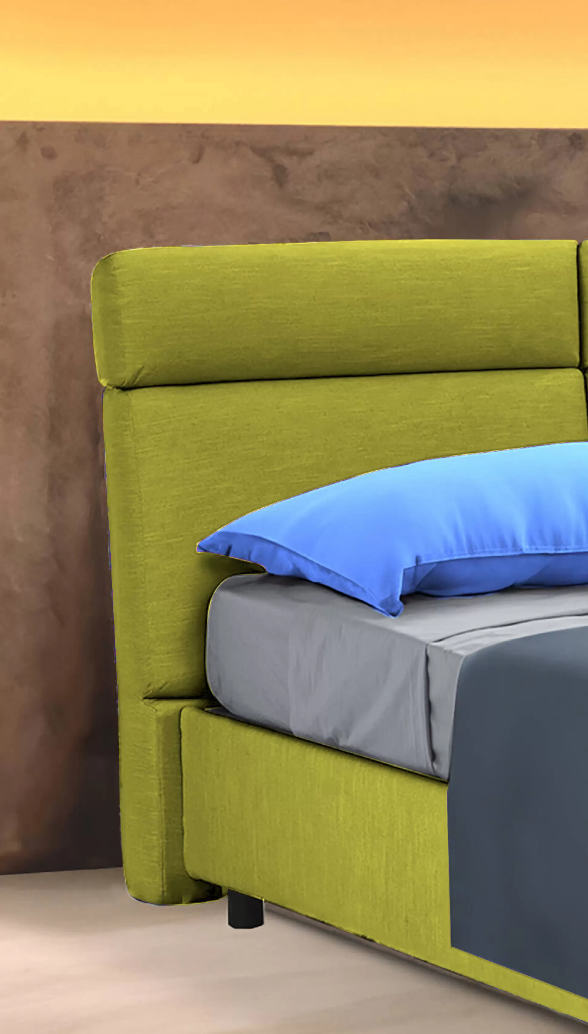 Dmora Letti Matrimoniali<Letto matrimoniale Ator, Adatto a materasso Cm 160x200,