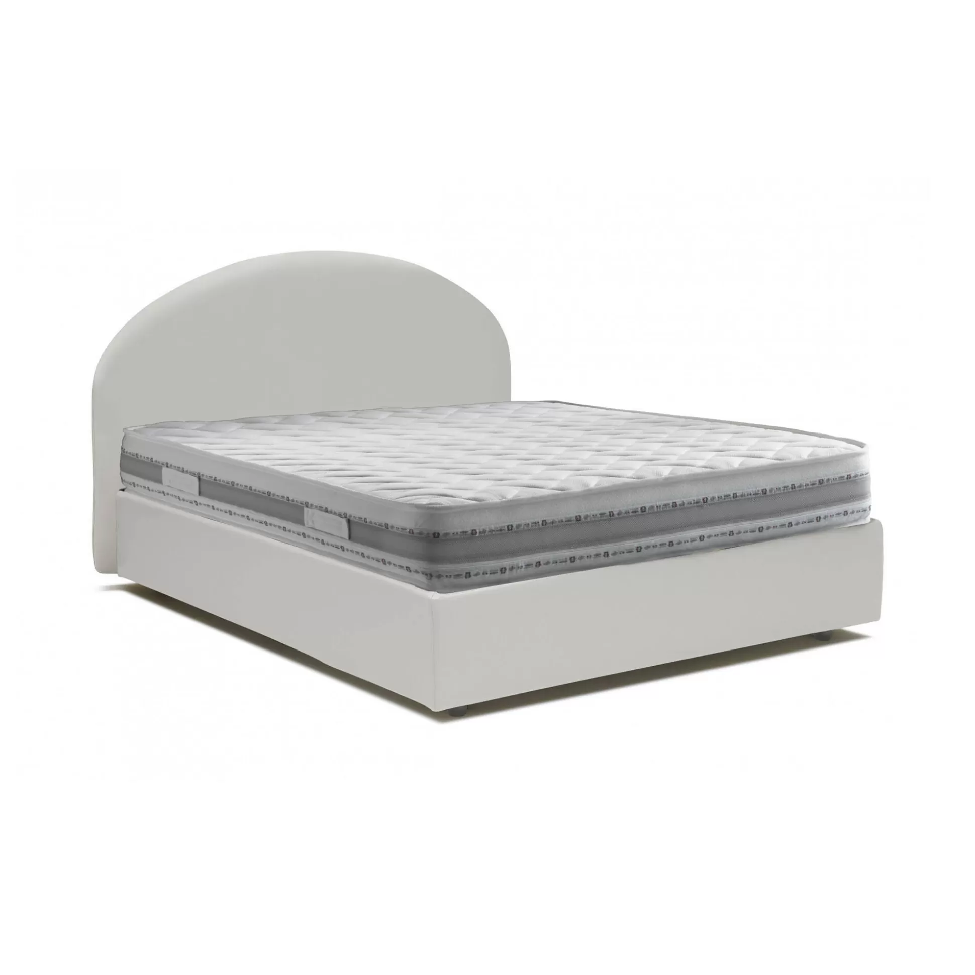 Dmora Letti Matrimoniali<Letto matrimoniale Ayur, con materasso Cm 160x200 incluso,