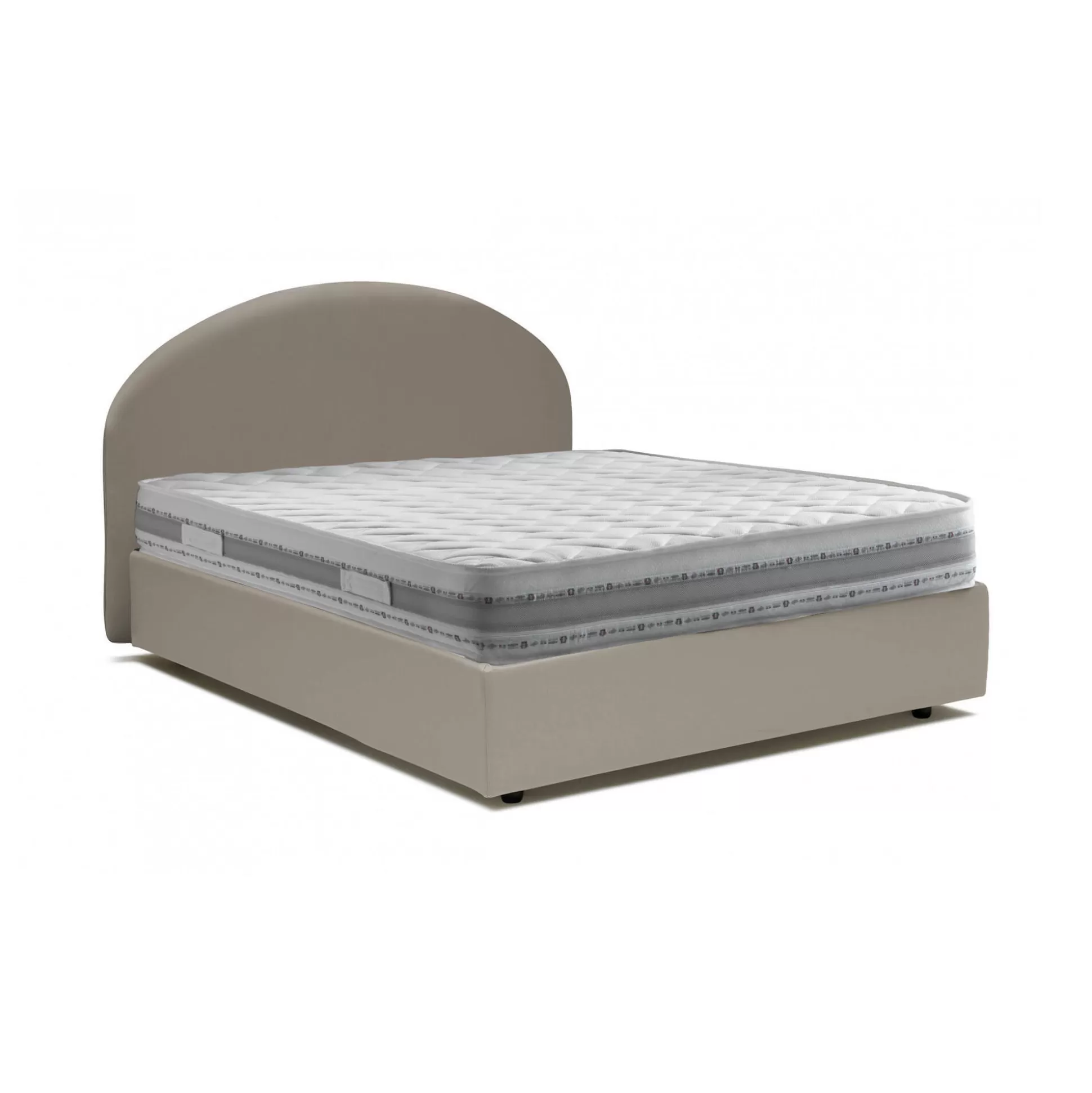 Dmora Letti Matrimoniali<Letto matrimoniale Ayur, con materasso Cm 160x200 incluso,