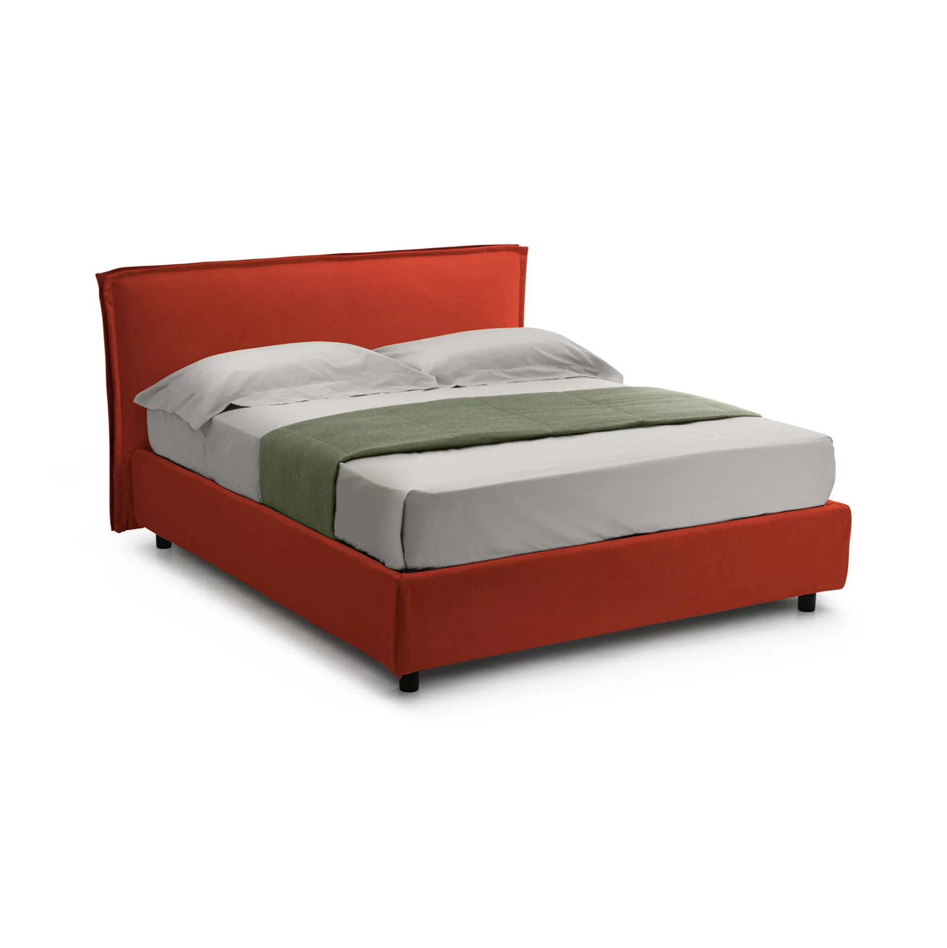 Dmora Letti Matrimoniali<Letto matrimoniale Bruzolo, Con materasso Cm 160x190 incluso,