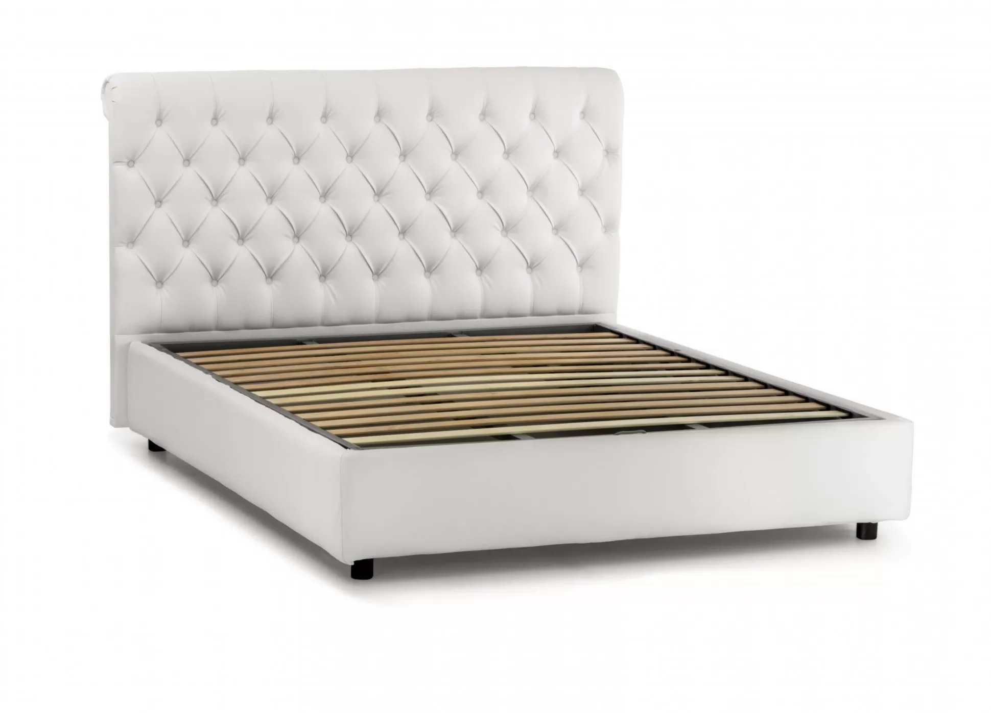 Dmora Letti Matrimoniali<Letto matrimoniale Dbeca, , adatto a materasso da 160x190 cm