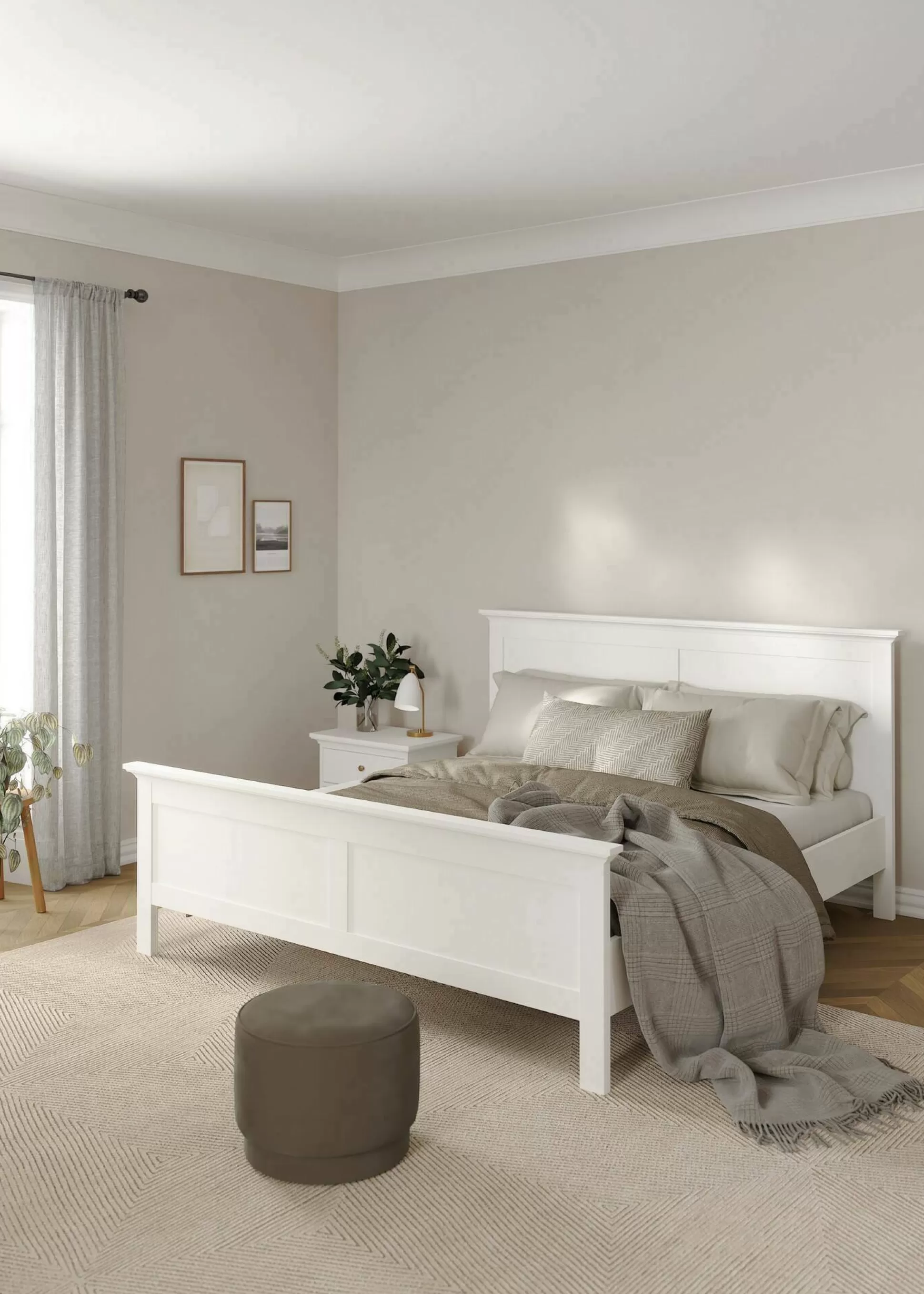 Dmora Letti Matrimoniali<Letto matrimoniale Fusi, 199x211 h110 cm,