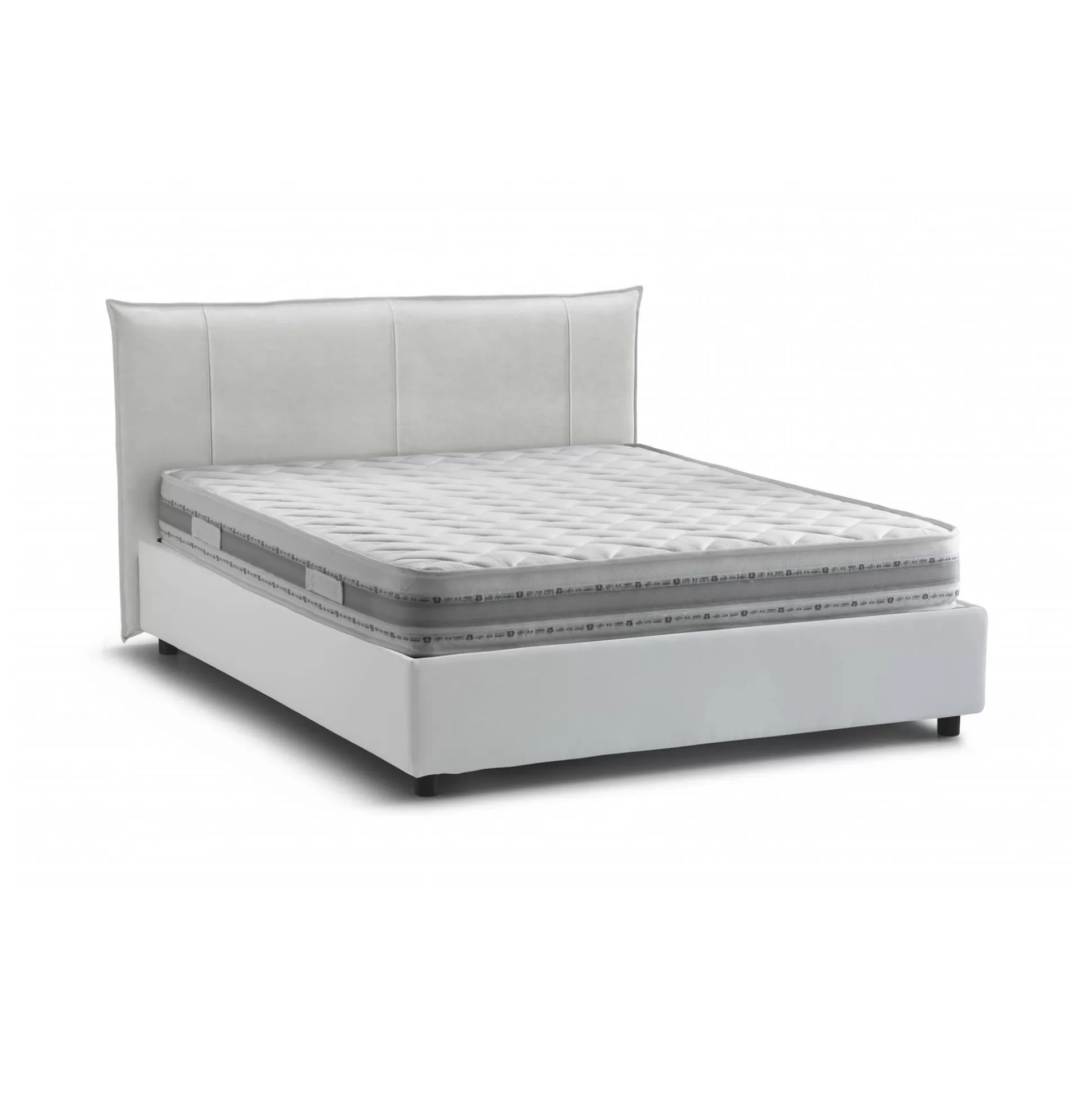 Dmora Letti Matrimoniali<Letto matrimoniale Geras, con materasso Cm 160x200 incluso,