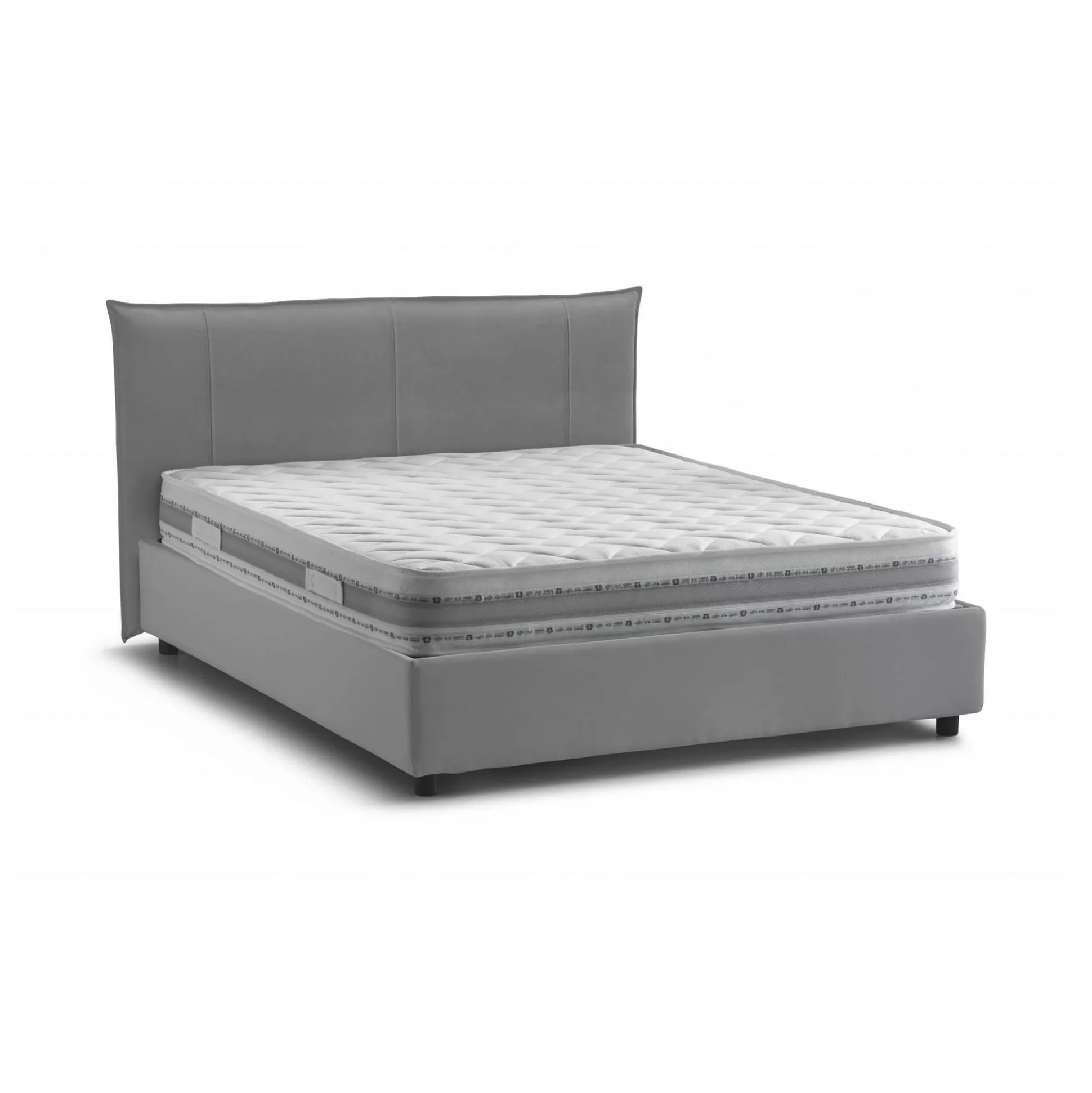 Dmora Letti Matrimoniali<Letto matrimoniale Geras, con materasso Cm 160x200 incluso,