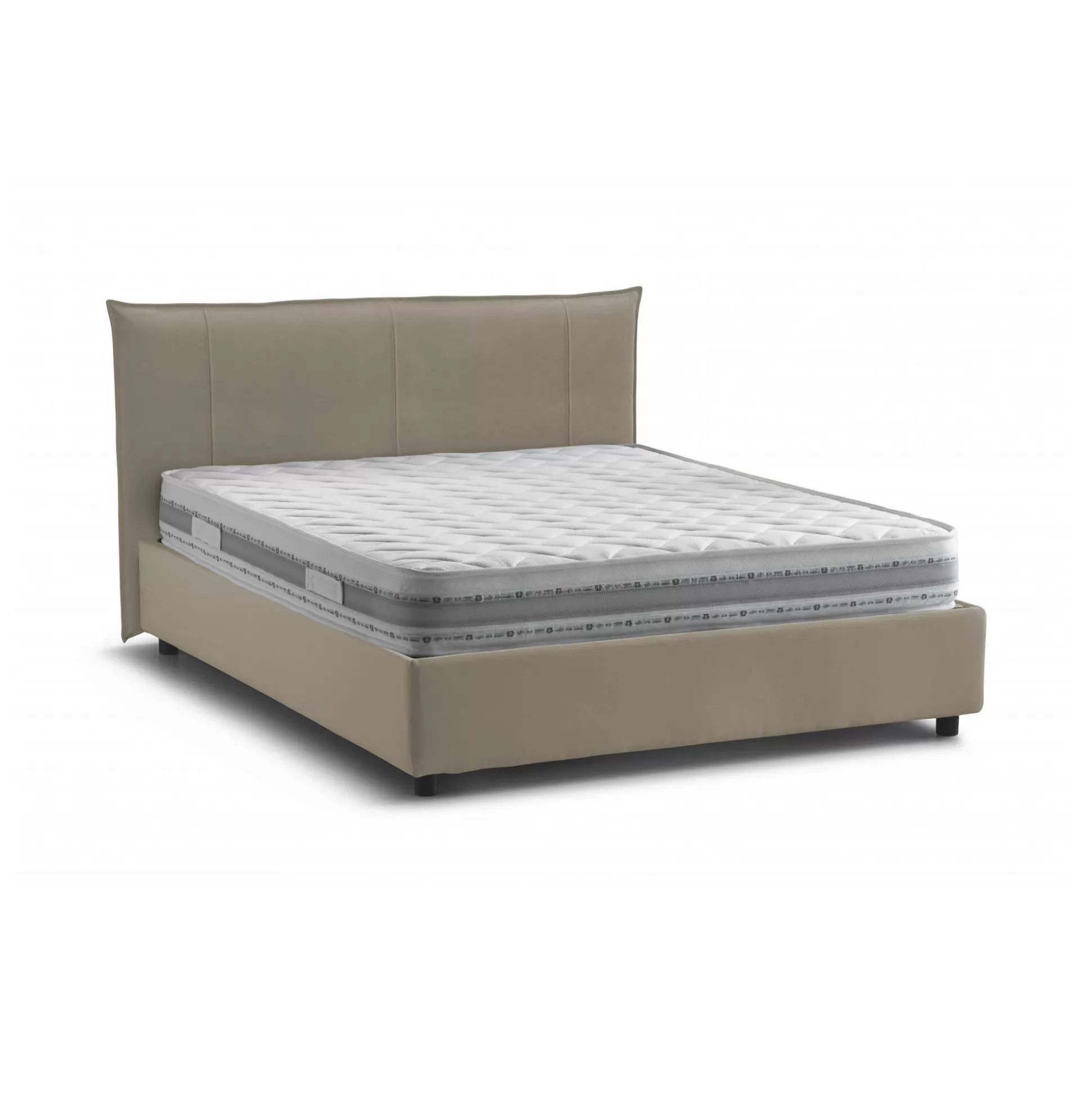 Dmora Letti Matrimoniali<Letto matrimoniale Geras, con materasso Cm 160x200 incluso,