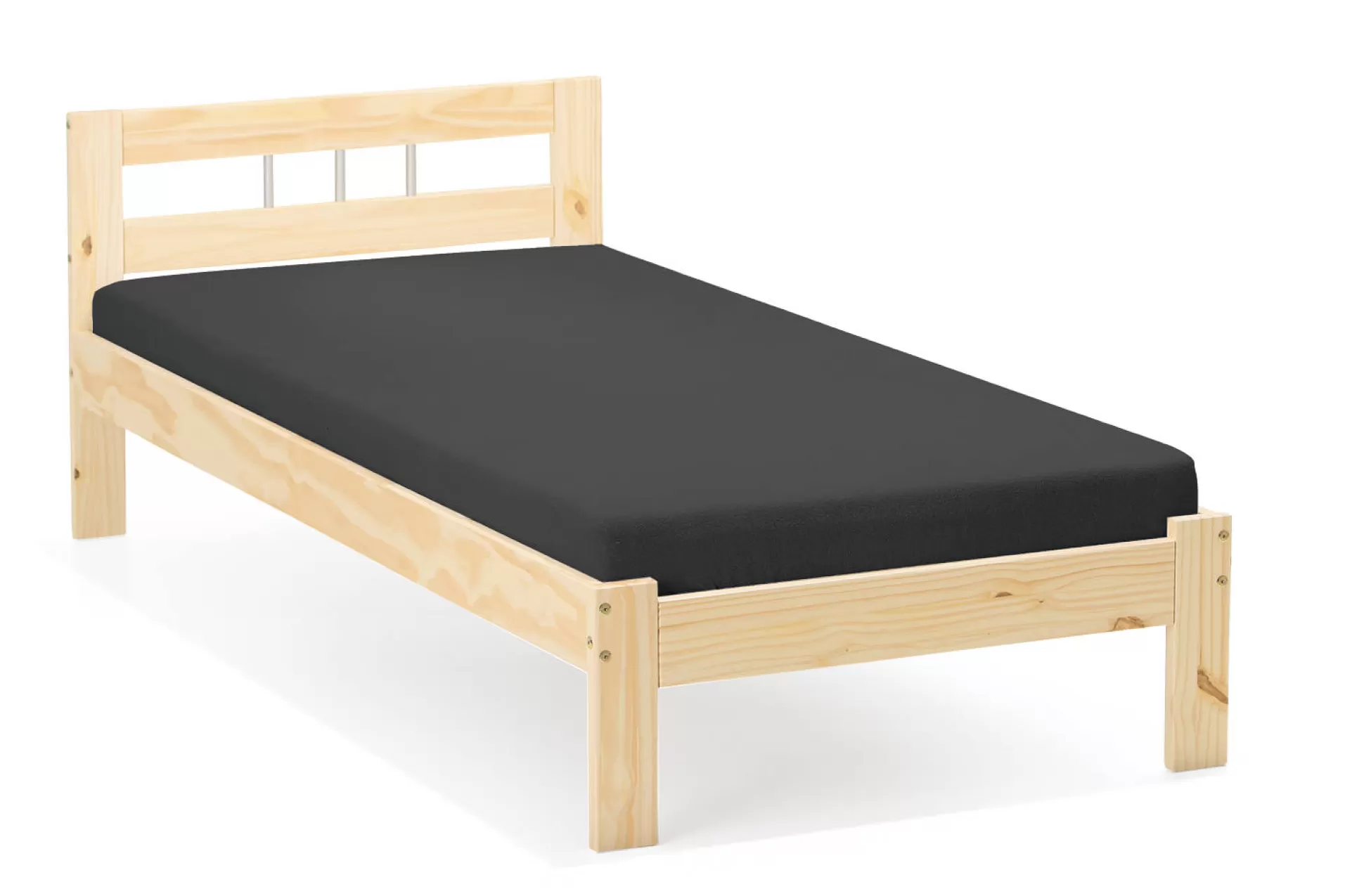Dmora Letti Matrimoniali<Letto matrimoniale Jena, Sommier per camera da letto, Giroletto per stanza, Struttura porta materasso, 195x145 h72 cm,