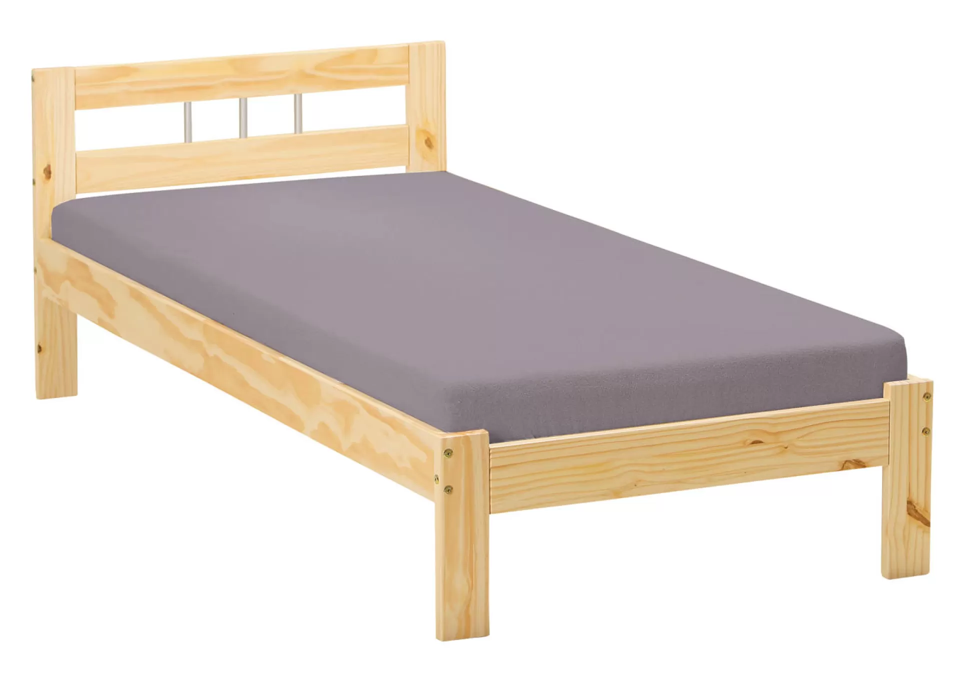 Dmora Letti Matrimoniali<Letto matrimoniale Jena, Sommier per camera da letto, Giroletto per stanza, Struttura porta materasso, 195x145 h72 cm,