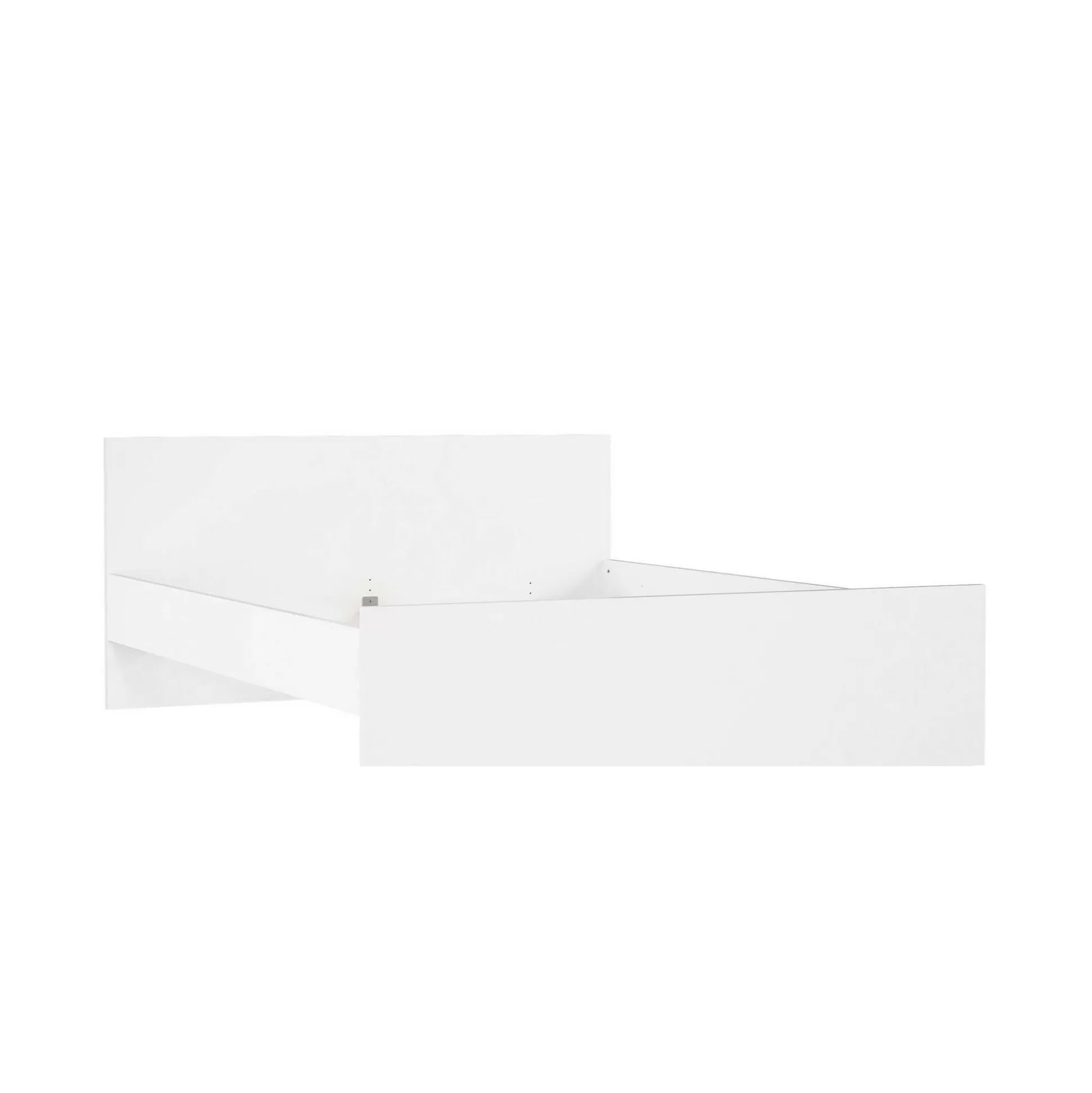 Dmora Letti Matrimoniali<Letto matrimoniale Kaitak, 166x207 h80 cm, Bianco