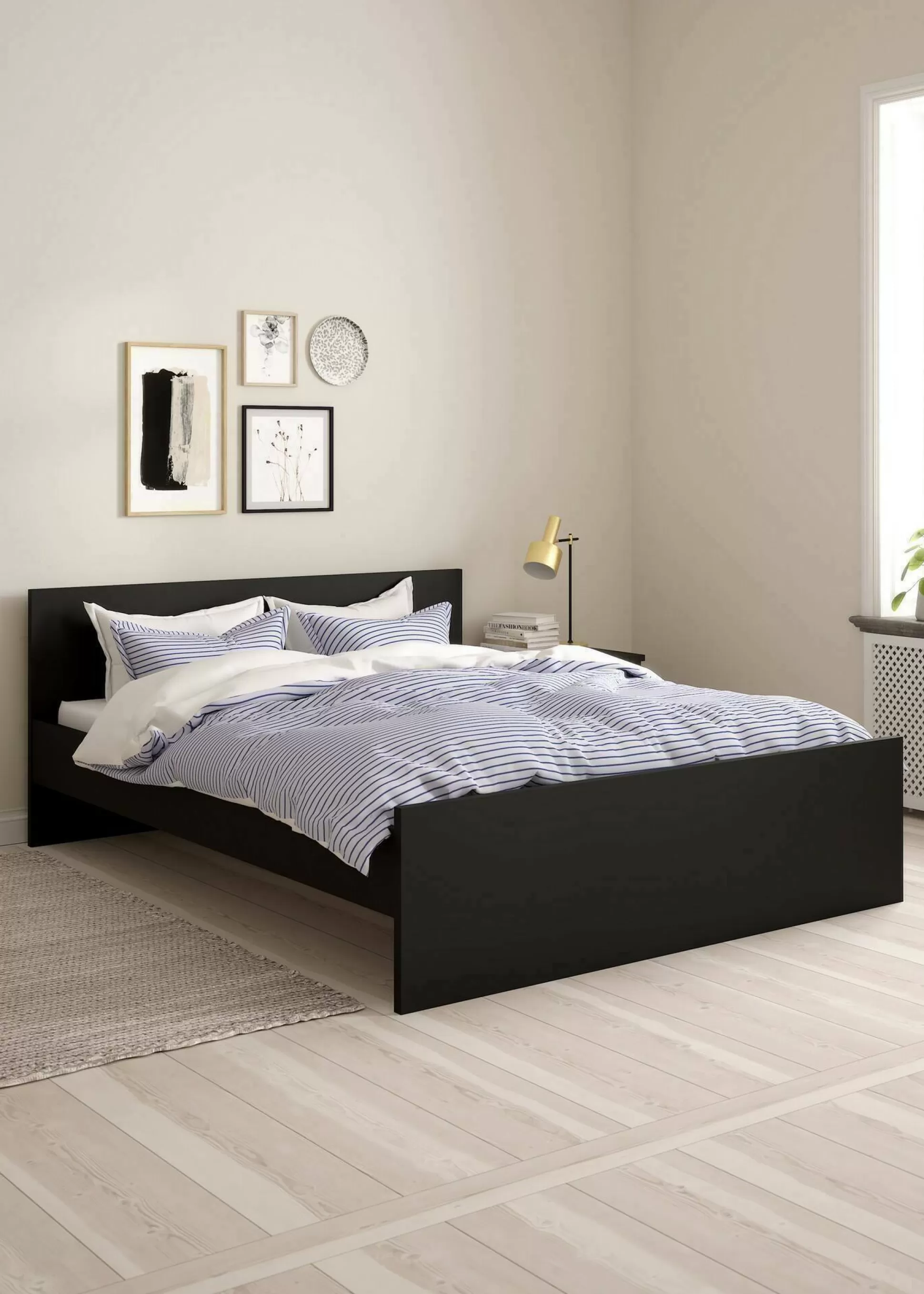 Dmora Letti Matrimoniali<Letto matrimoniale Kaitak, 166x207 h80 cm,