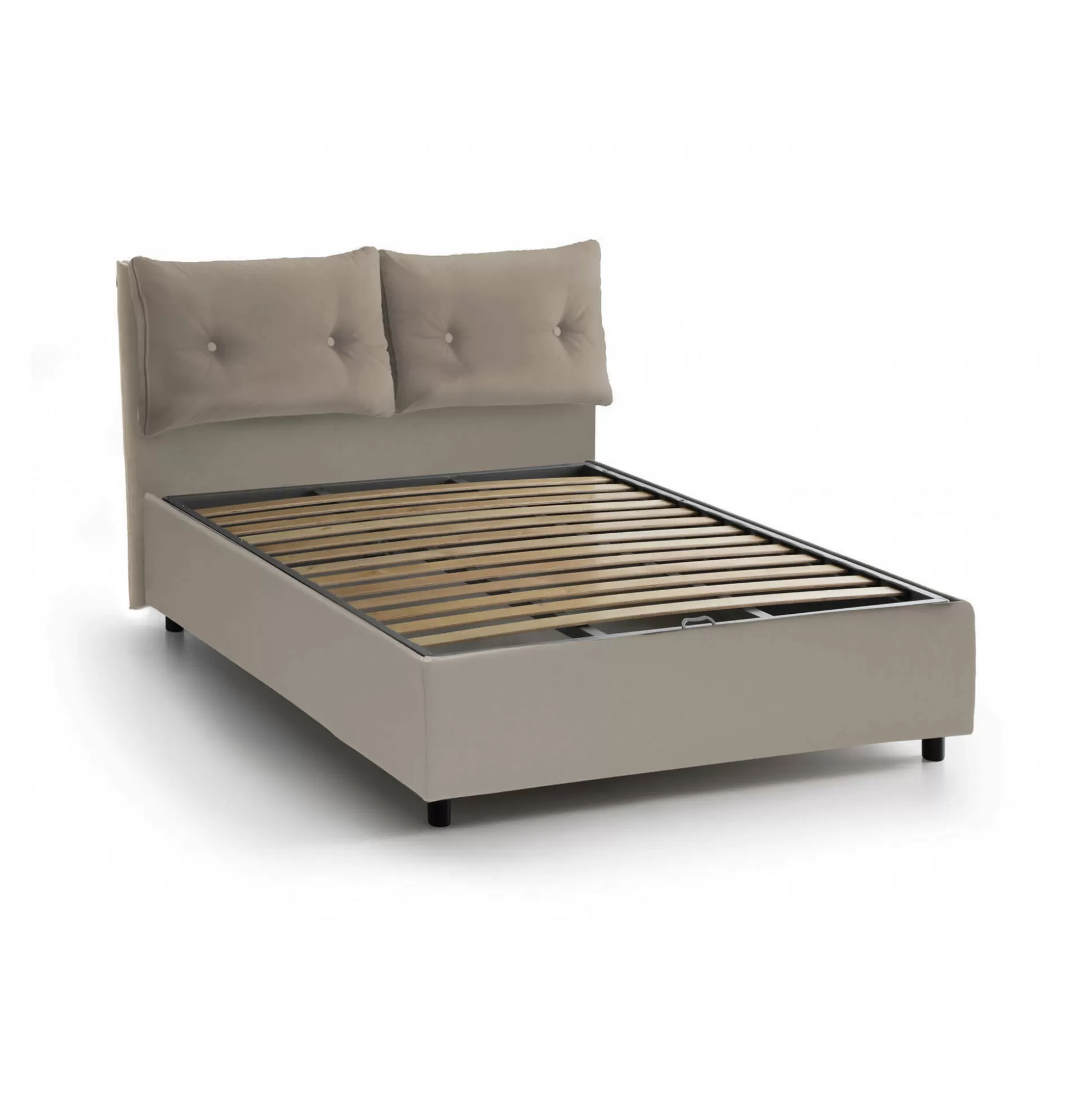 Dmora Letti Matrimoniali<Letto matrimoniale Mercede, adatto per materasso Cm 160x190,