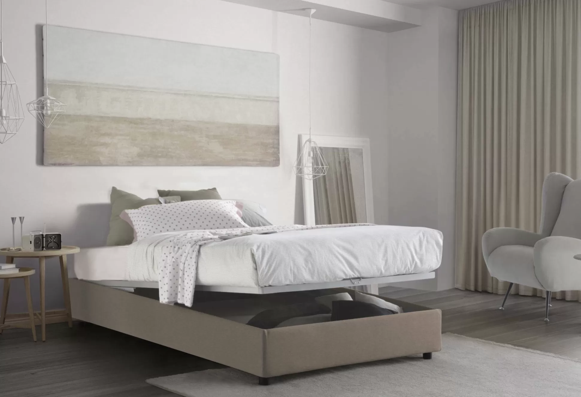 Dmora Letti Piazza E Mezza<Letto piazza e mezza Abici, con materasso Cm 120x200 incluso,
