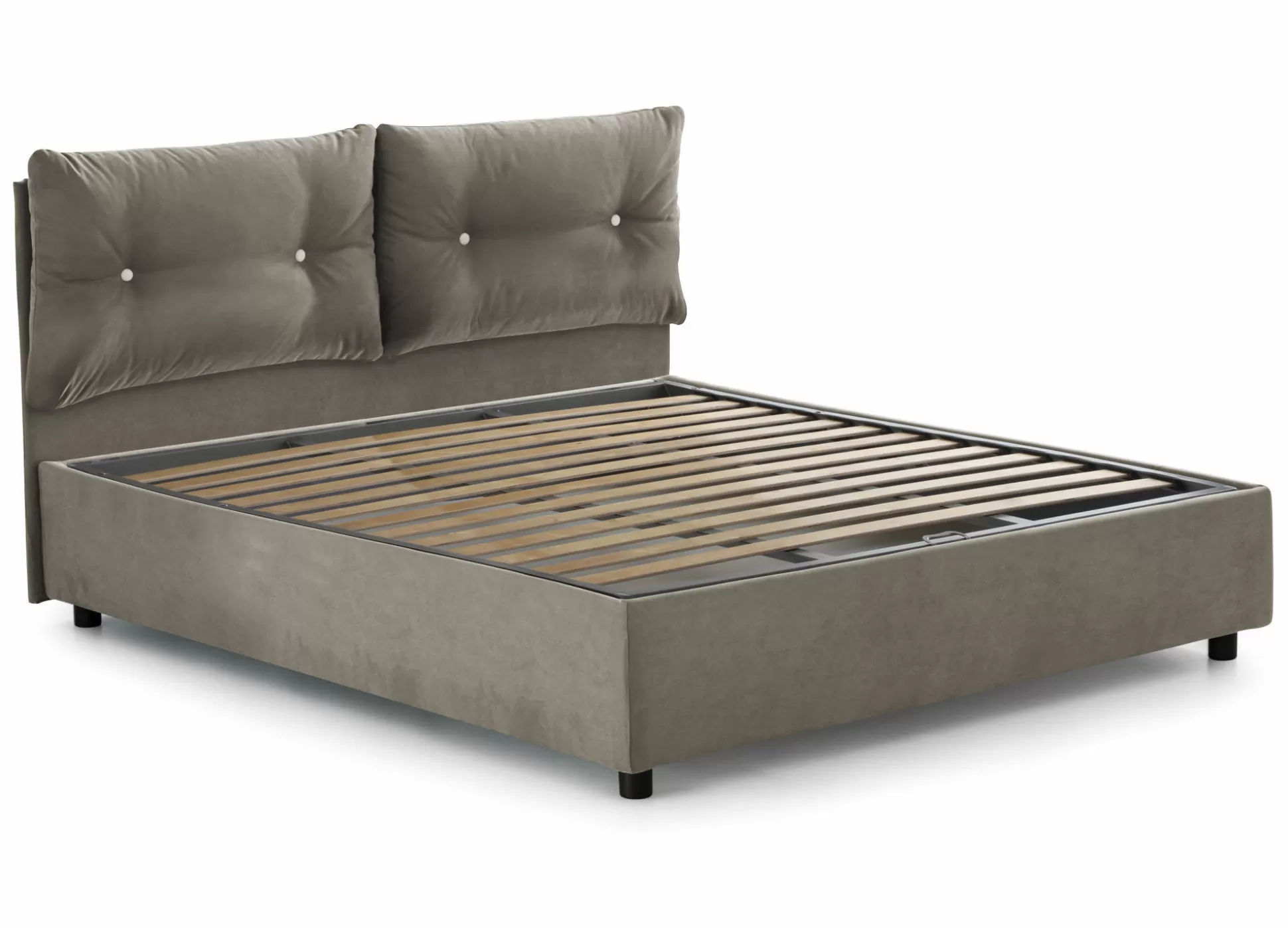 Dmora Letti Piazza E Mezza<Letto piazza e mezza Agamennone, adatto per materasso Cm 120x190,