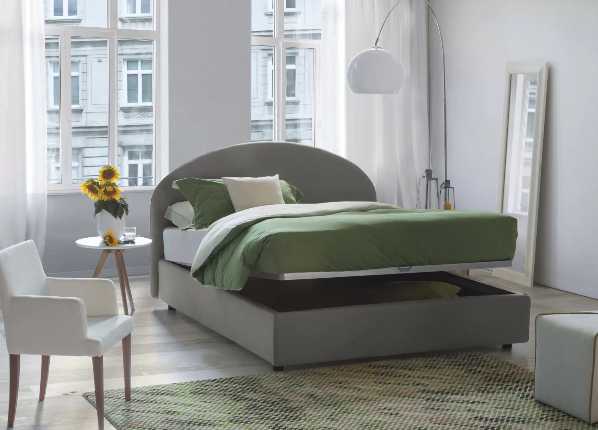 Dmora Letti Piazza E Mezza<Letto piazza e mezza Akis, adatto per materasso Cm 120x190,