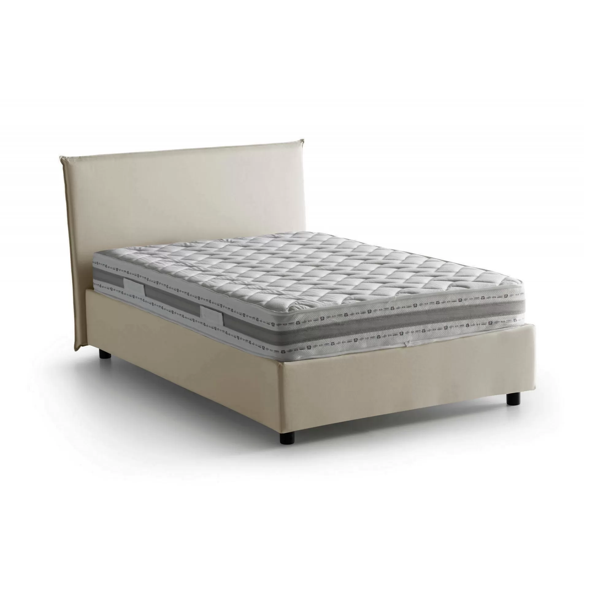 Dmora Letti Piazza E Mezza<Letto piazza e mezza Alush, con materasso Cm 120x190 incluso,
