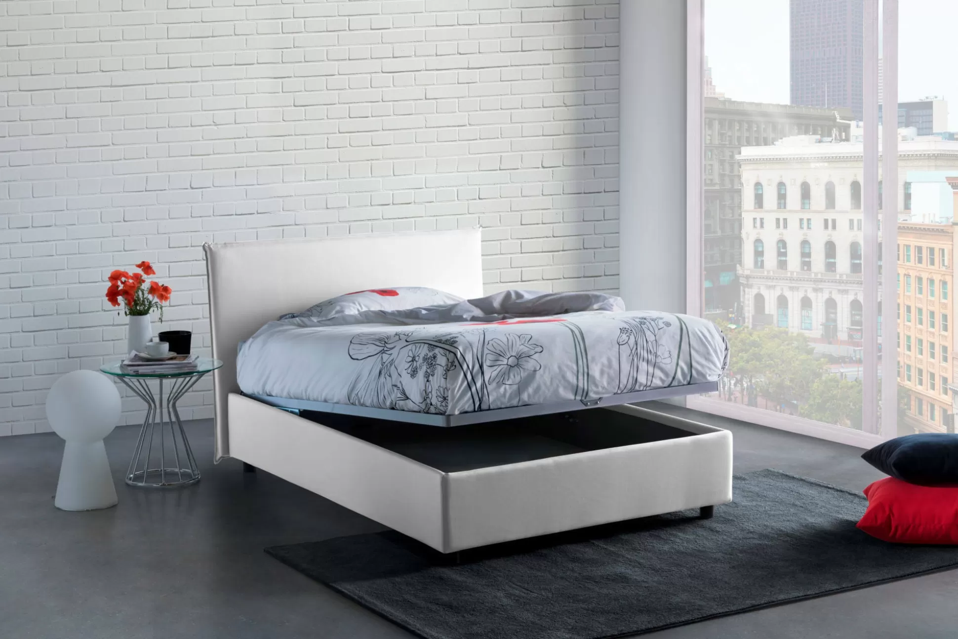 Dmora Letti Piazza E Mezza<Letto piazza e mezza Alush, con materasso Cm 120x190 incluso,