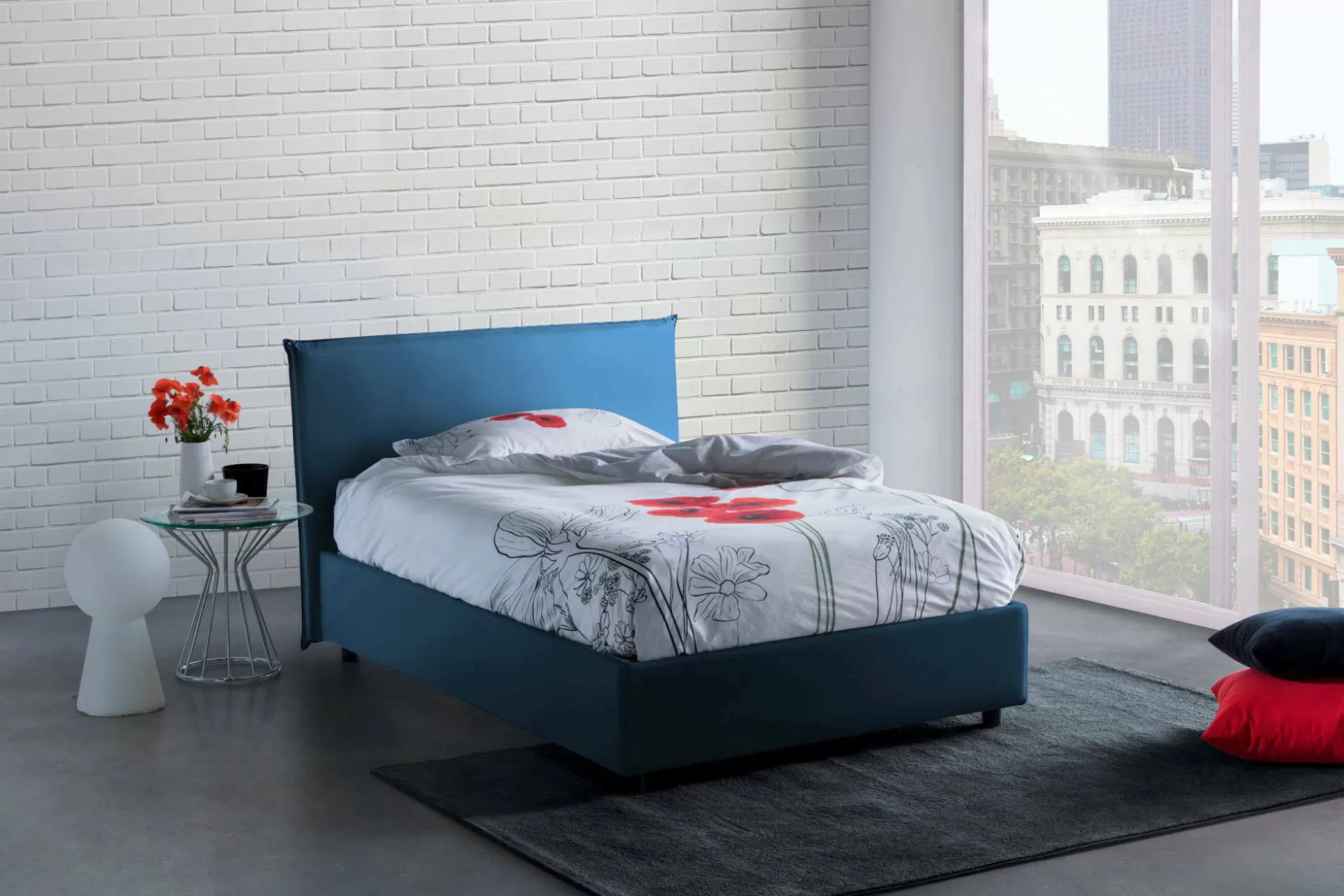 Dmora Letti Piazza E Mezza<Letto piazza e mezza Alush, con materasso Cm 120x190 incluso,