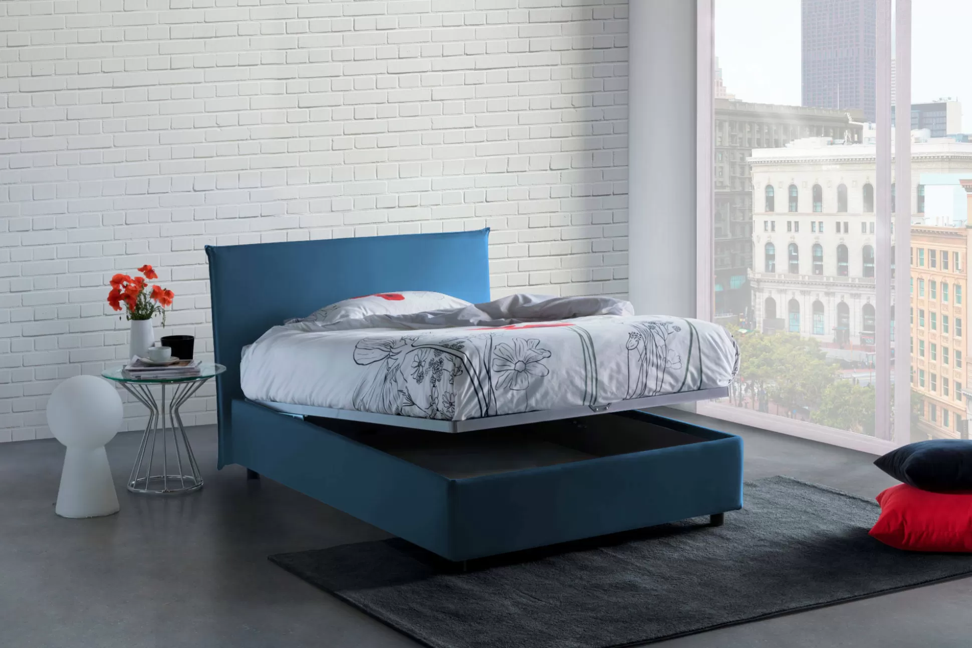 Dmora Letti Piazza E Mezza<Letto piazza e mezza Alush, con materasso Cm 120x190 incluso,