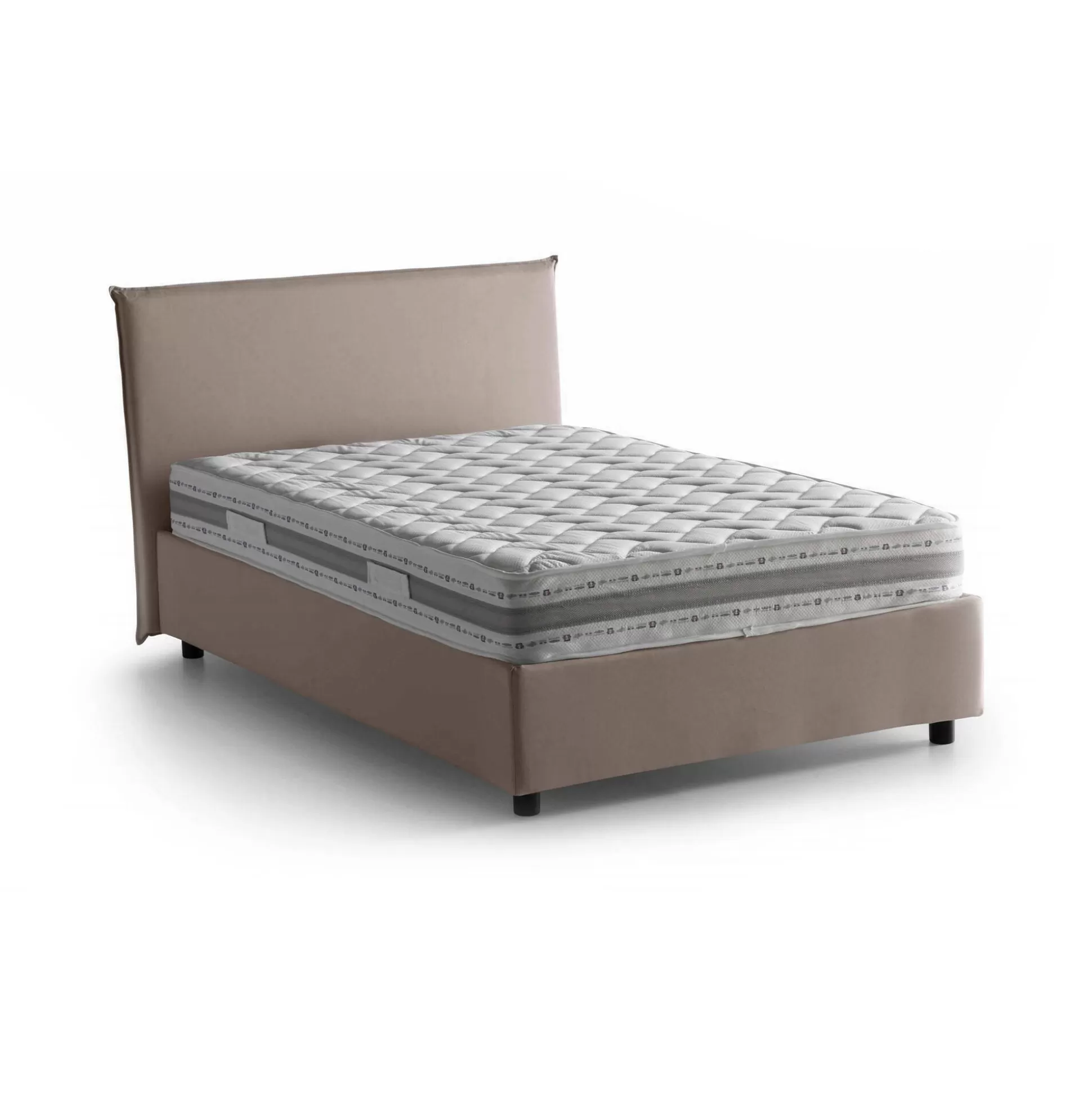 Dmora Letti Piazza E Mezza<Letto piazza e mezza Alush, con materasso Cm 120x190 incluso,