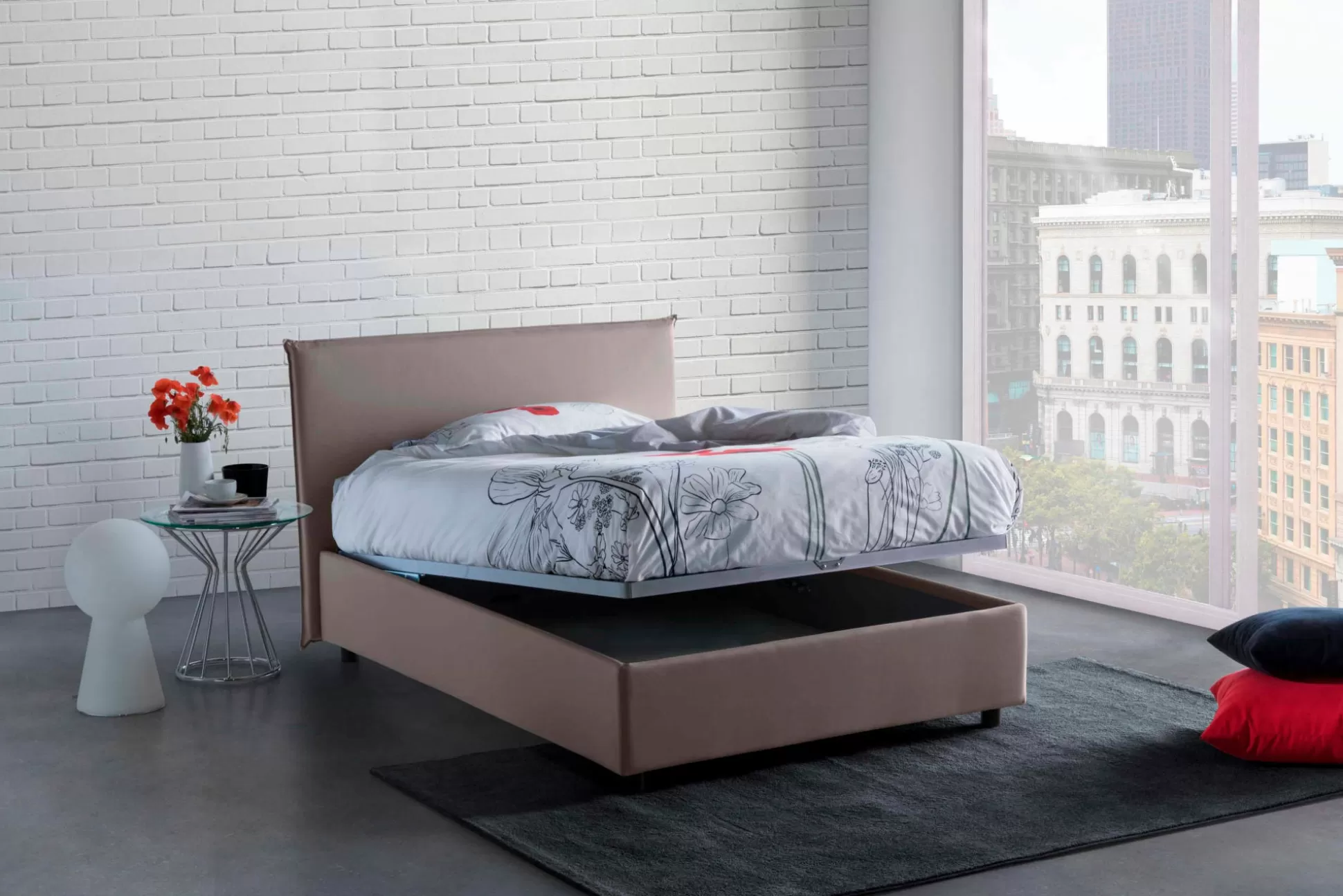 Dmora Letti Piazza E Mezza<Letto piazza e mezza Alush, con materasso Cm 120x190 incluso,