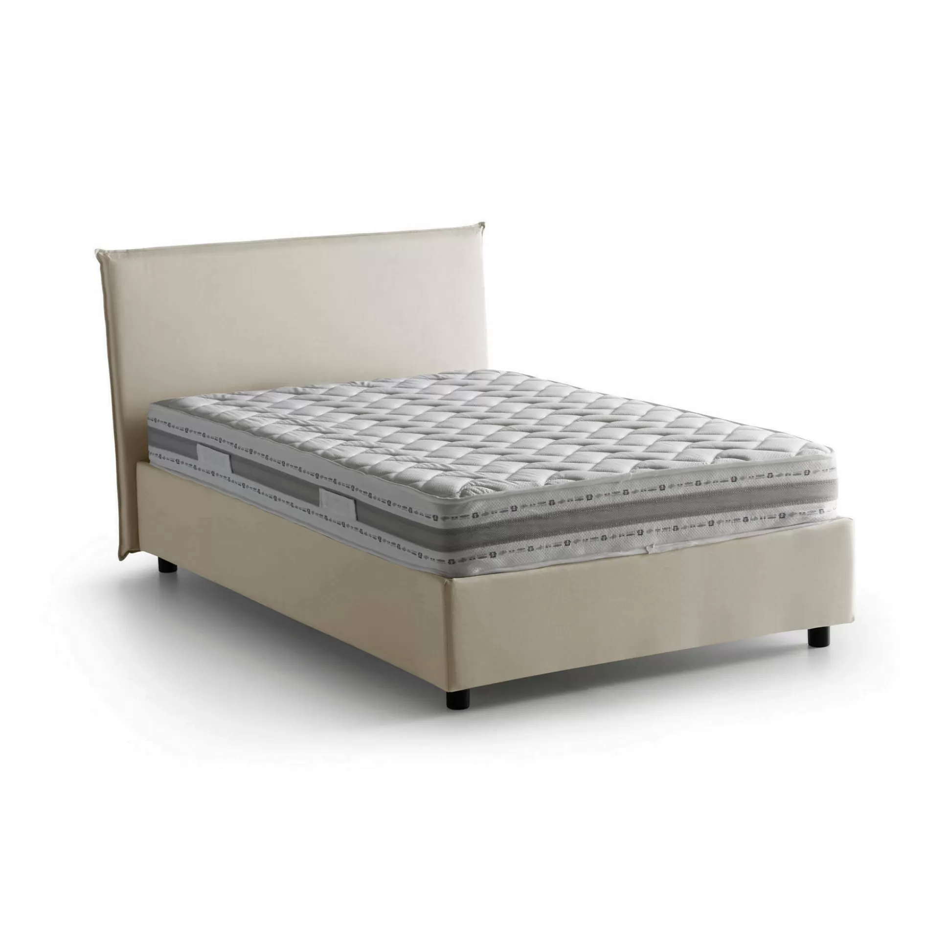 Dmora Letti Piazza E Mezza<Letto piazza e mezza Alvino, con materasso Cm 120x200 incluso,