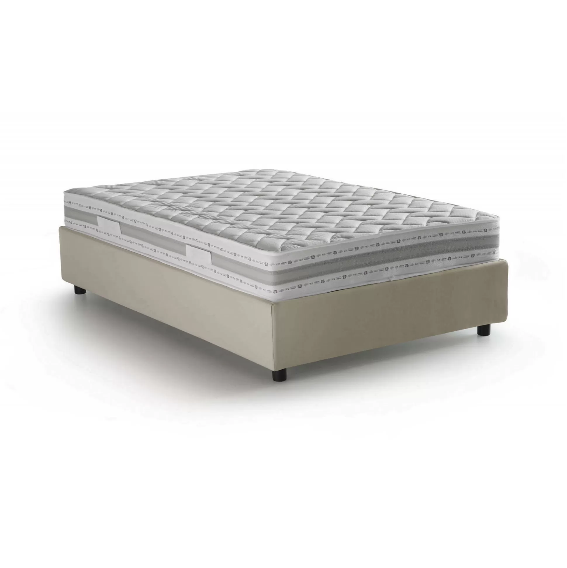 Dmora Letti Piazza E Mezza<Letto piazza e mezza Alvise, con materasso Cm 120x190 incluso,