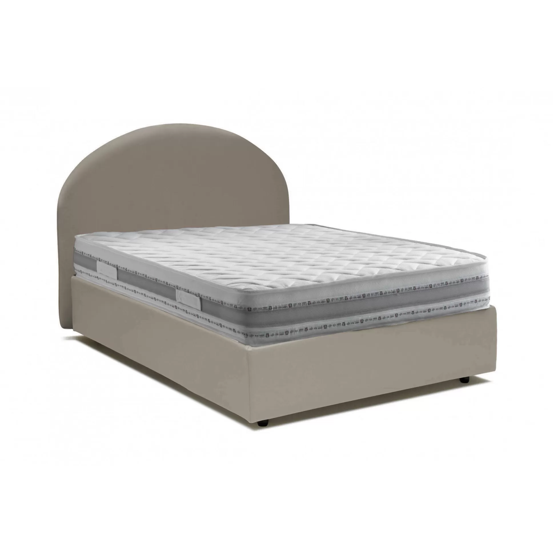 Dmora Letti Piazza E Mezza<Letto piazza e mezza Ambher, con materasso Cm 120x190 incluso,