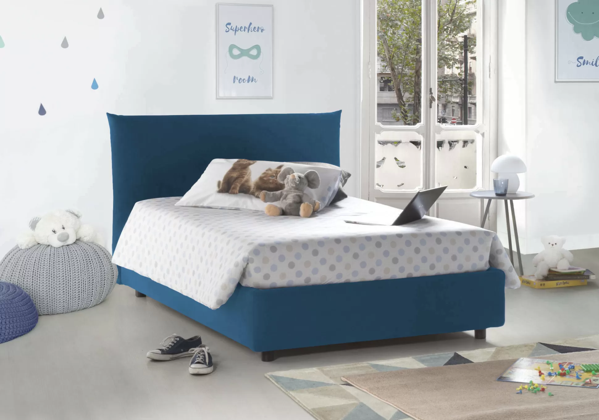 Dmora Letti Piazza E Mezza<Letto piazza e mezza Amorino, adatto per materasso Cm 120x190,