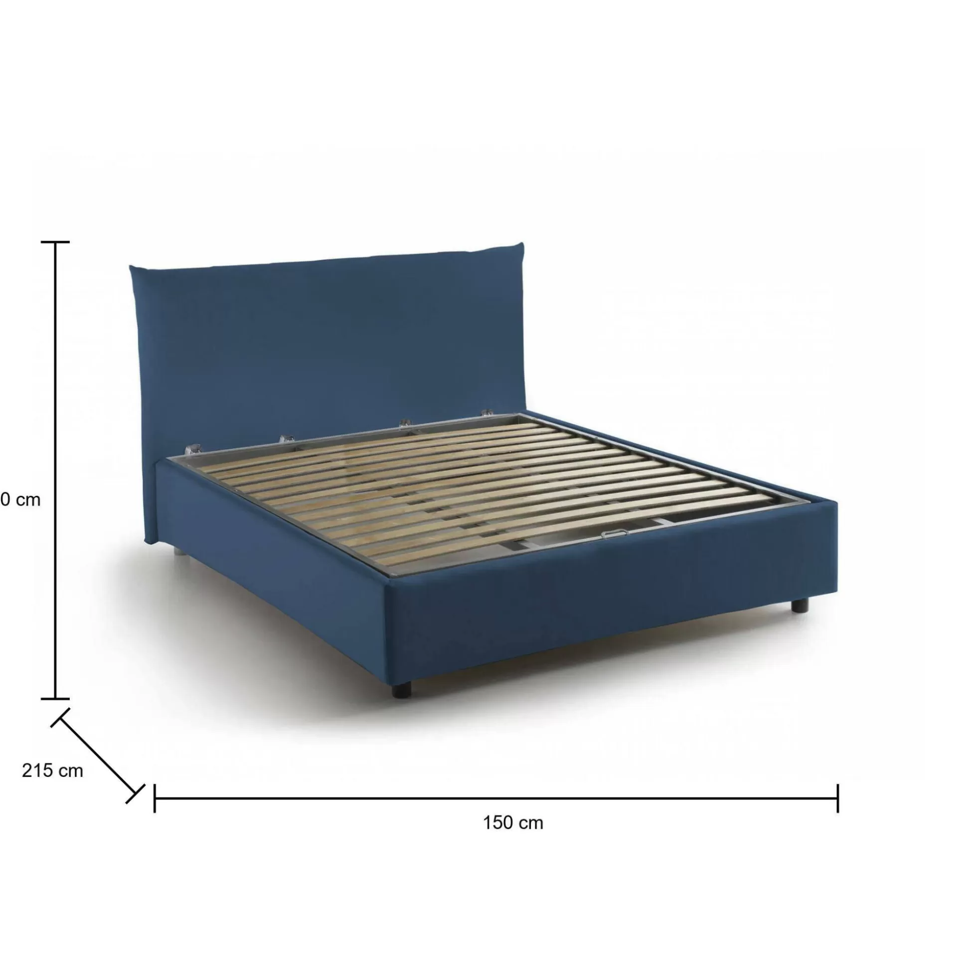 Dmora Letti Piazza E Mezza<Letto piazza e mezza Amorino, adatto per materasso Cm 120x190,