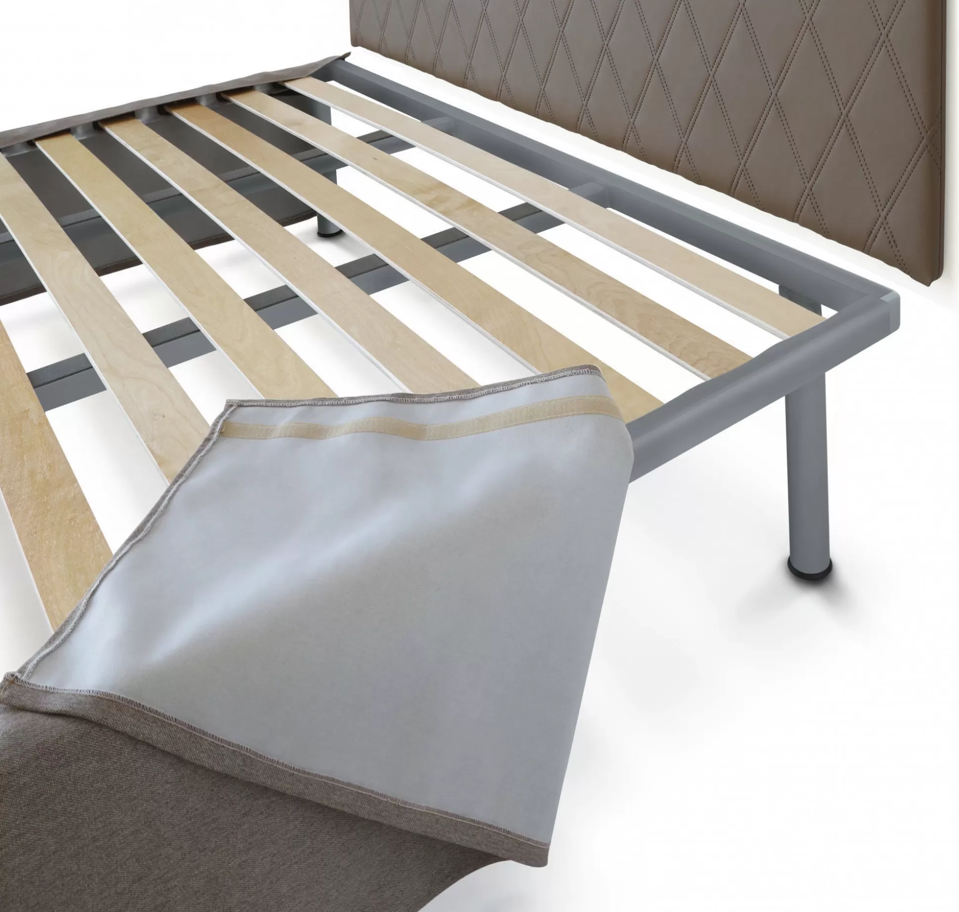 Dmora Letti Piazza E Mezza<Letto piazza e mezza Anas, adatto a materasso da Cm 120x190,