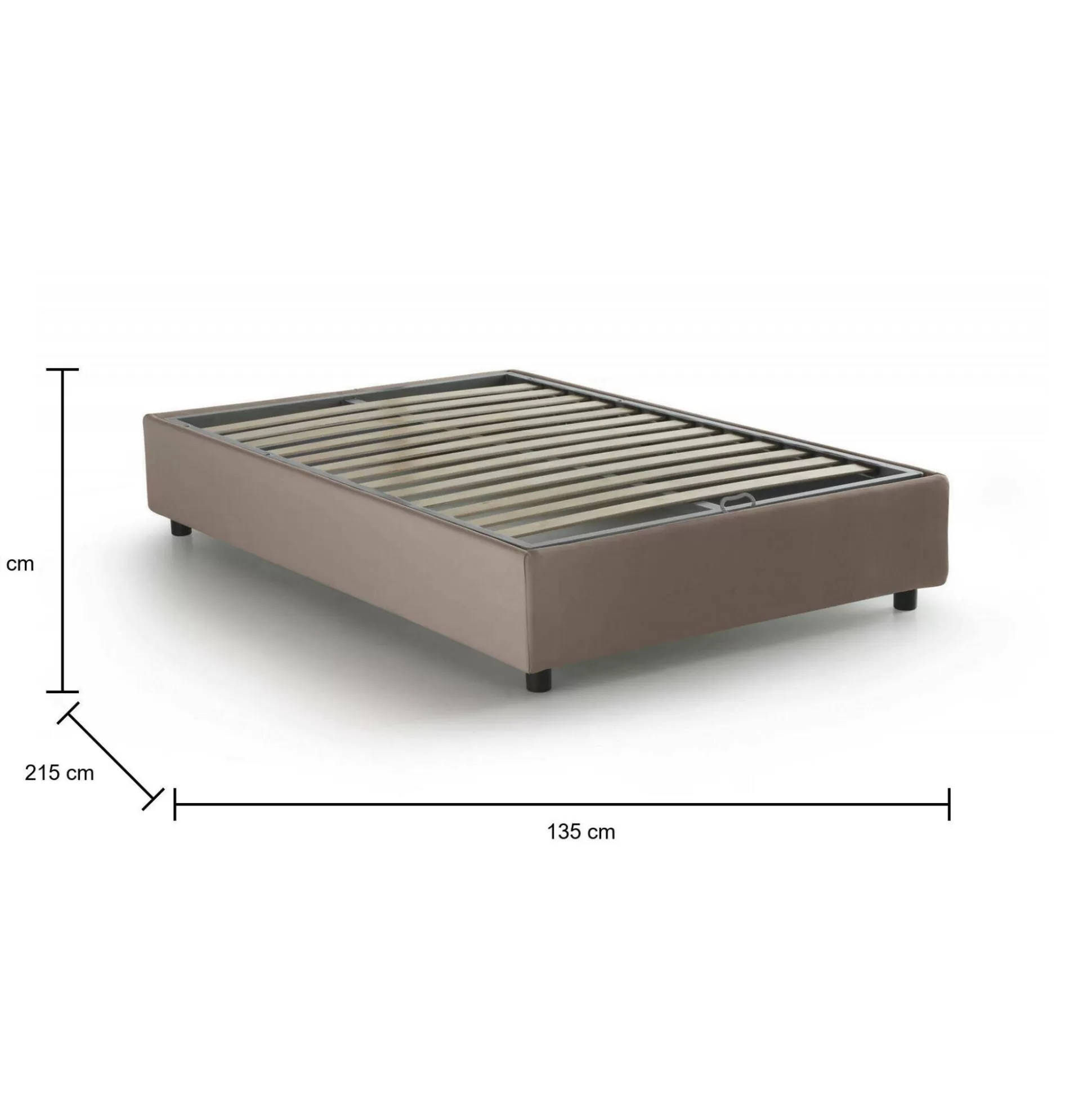 Dmora Letti Piazza E Mezza<Letto piazza e mezza Andla, adatto per materasso Cm 120x200,