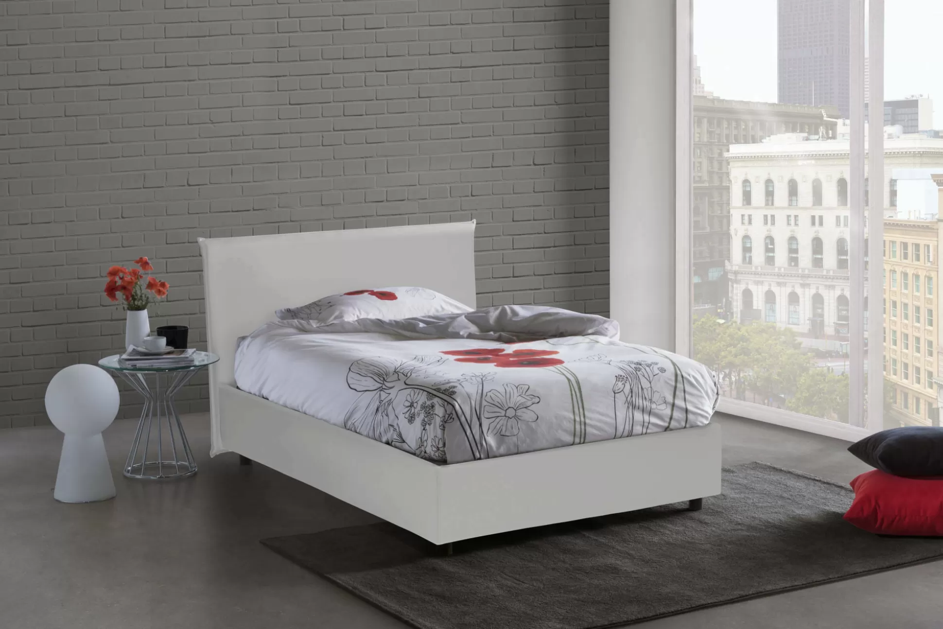Dmora Letti Piazza E Mezza<Letto piazza e mezza Ante, con materasso Cm 120x190 incluso,