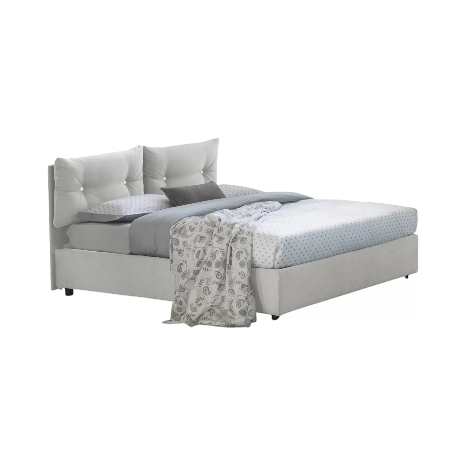 Dmora Letti Piazza E Mezza<Letto piazza e mezza Arieta, con materasso Cm 120x190 incluso,
