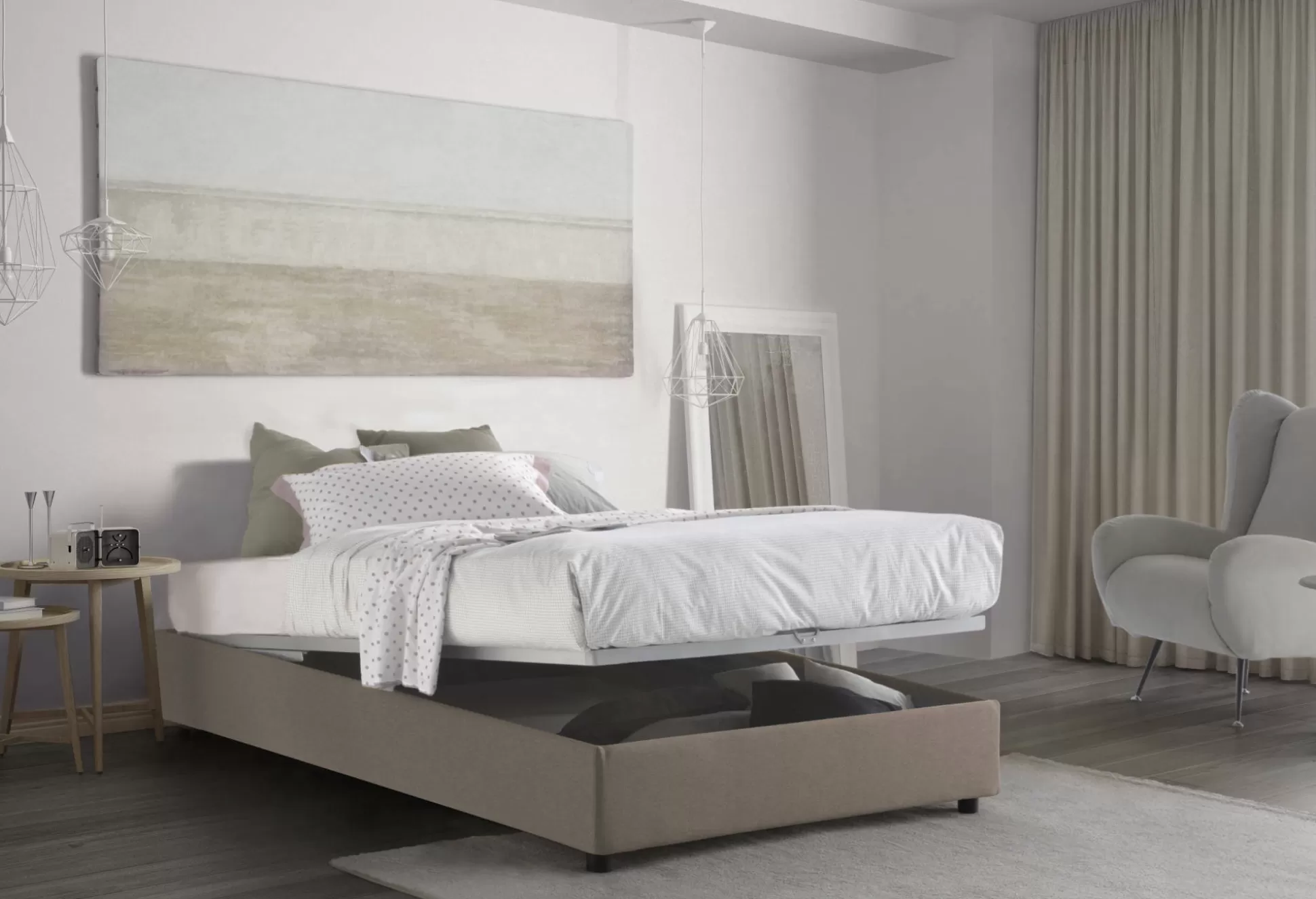 Dmora Letti Piazza E Mezza<Letto piazza e mezza Asid, adatto per materasso Cm 120x190,