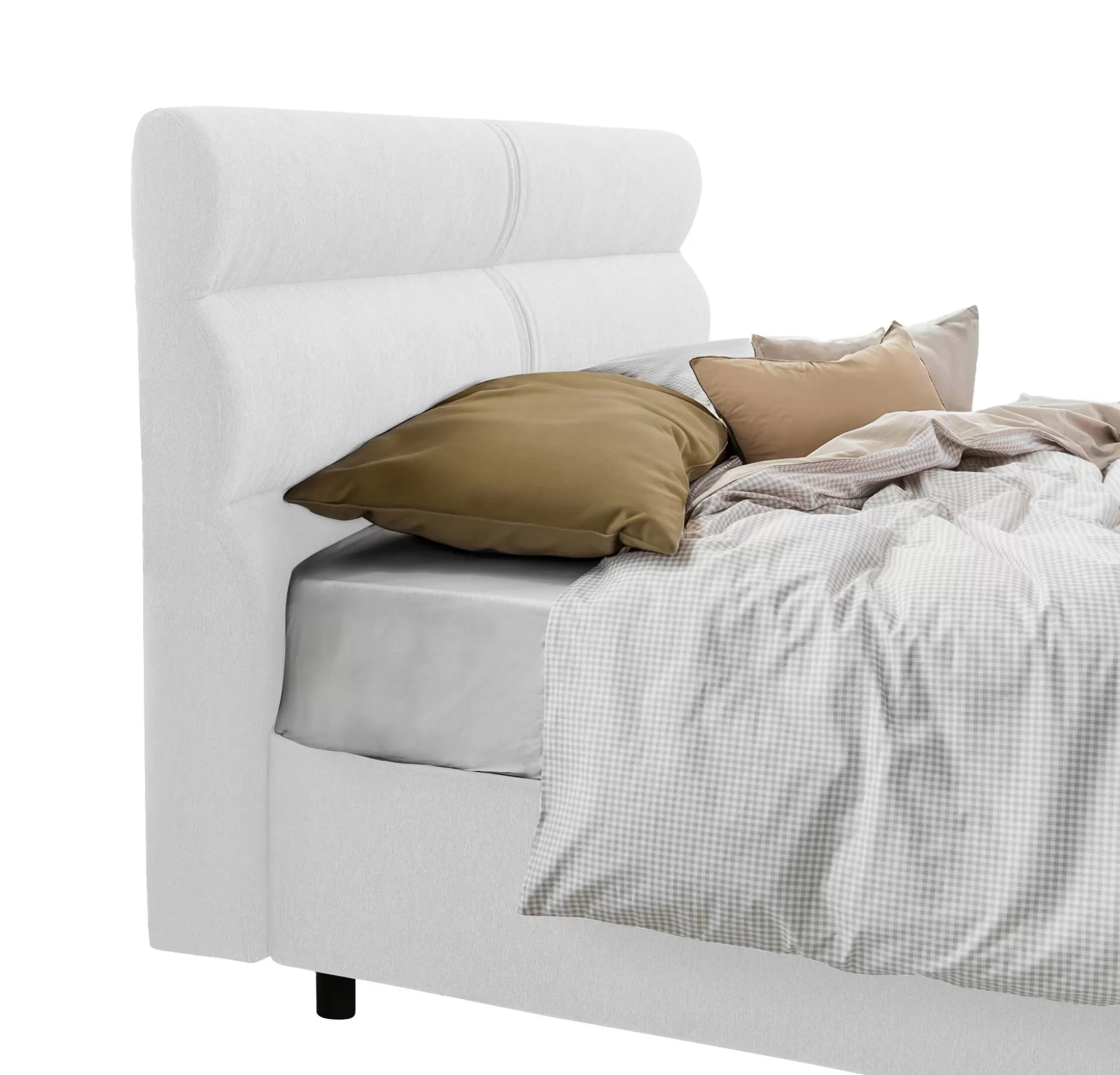 Dmora Letti Piazza E Mezza<Letto piazza e mezza Brinzio, Con materasso Cm 120x200 incluso,