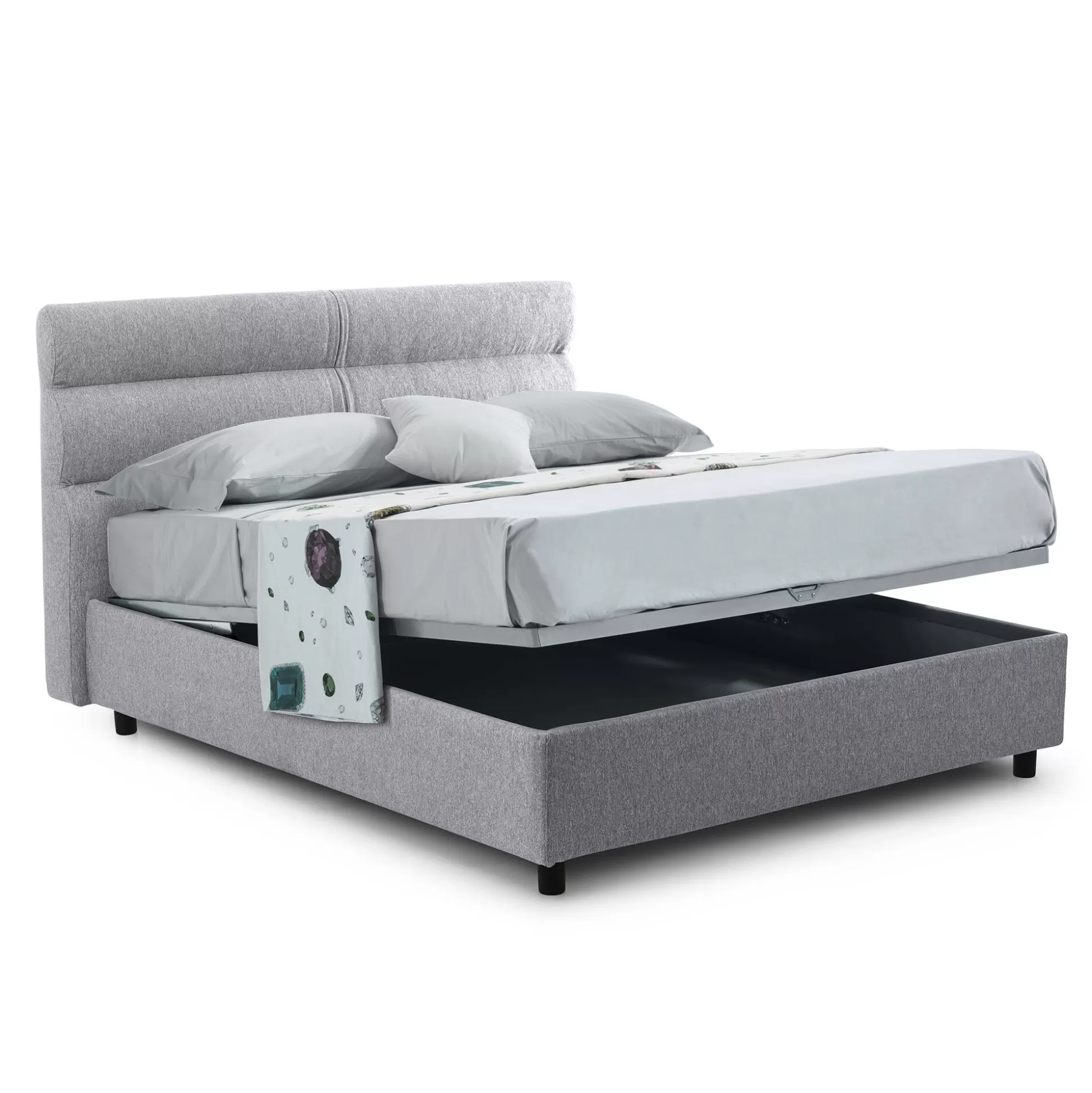 Dmora Letti Piazza E Mezza<Letto piazza e mezza Briona, Adatto a materasso Cm 120x200,