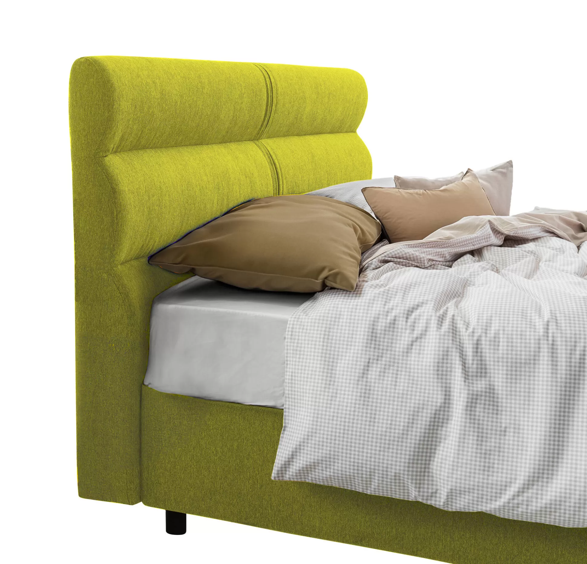 Dmora Letti Piazza E Mezza<Letto piazza e mezza Briona, Adatto a materasso Cm 120x200,