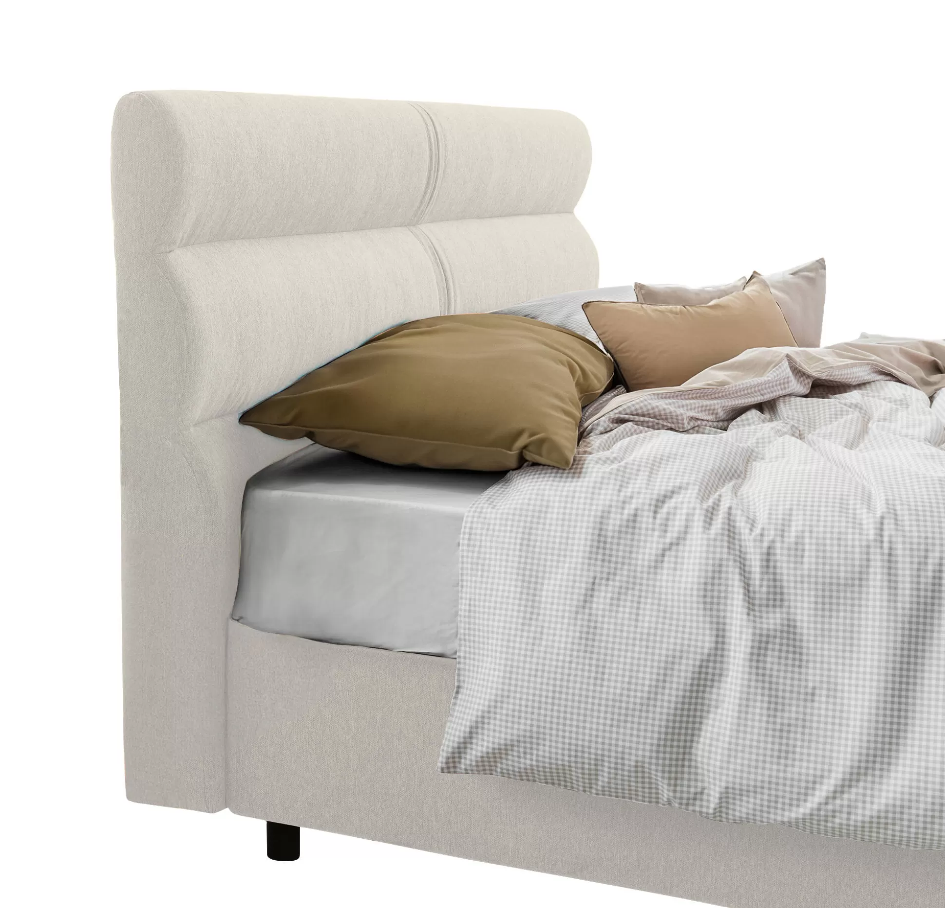 Dmora Letti Piazza E Mezza<Letto piazza e mezza Briosco, Con materasso Cm 120x190 incluso,