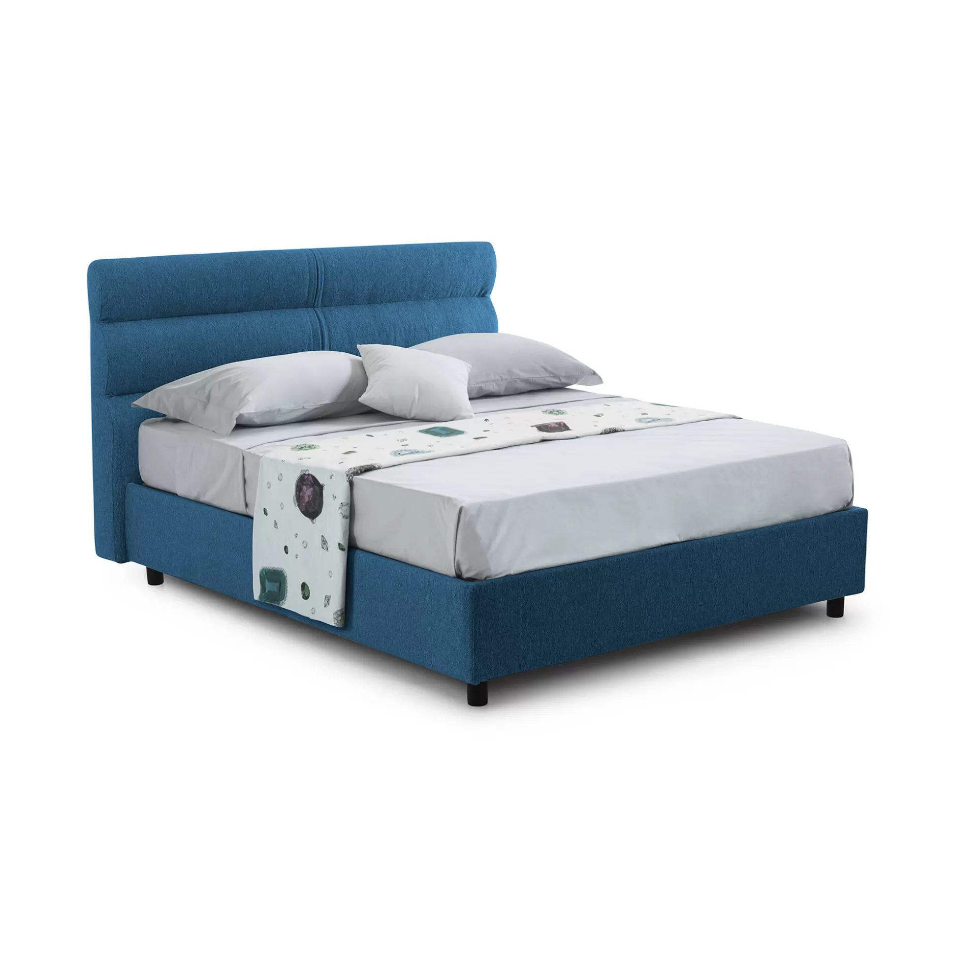 Dmora Letti Piazza E Mezza<Letto piazza e mezza Briosco, Con materasso Cm 120x190 incluso,
