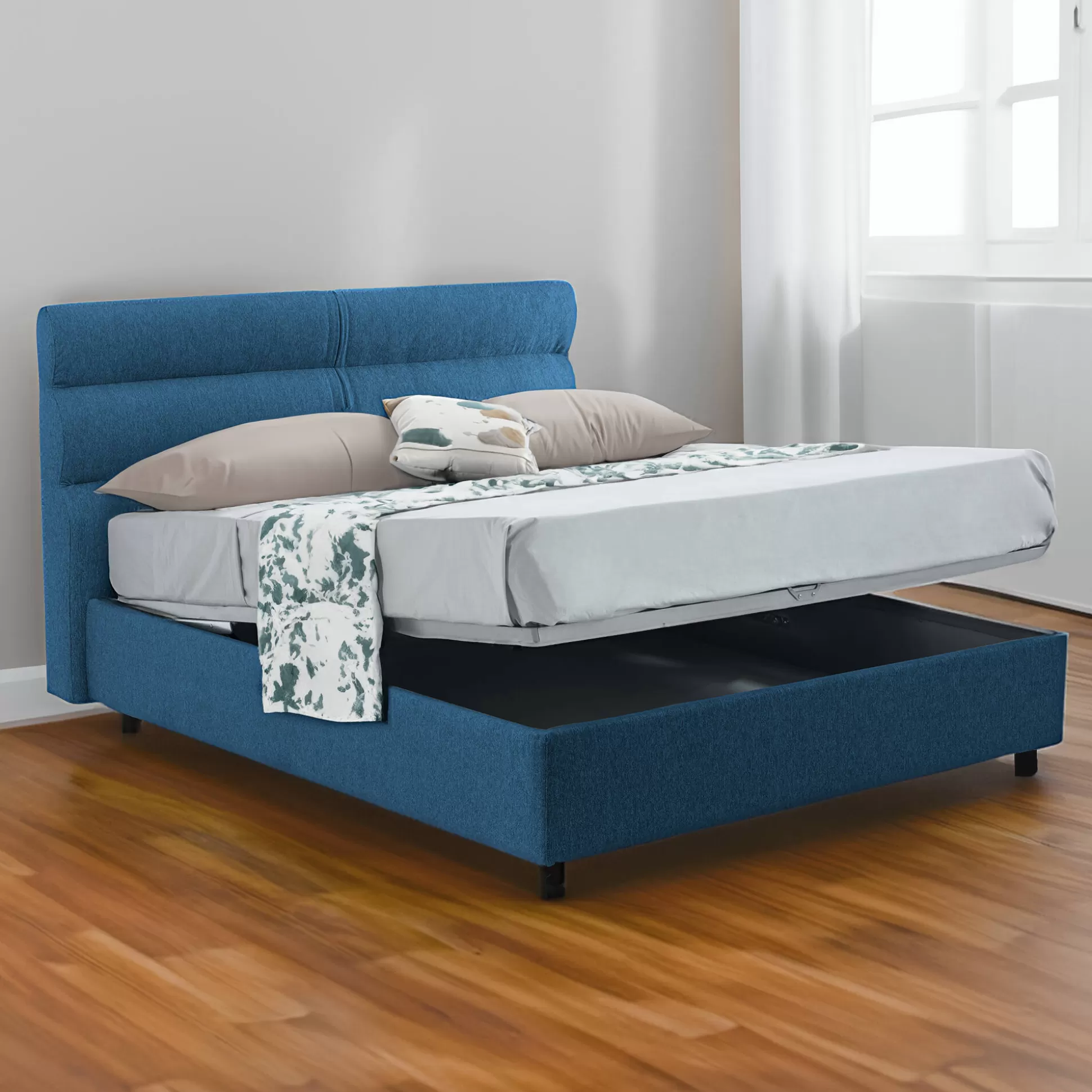 Dmora Letti Piazza E Mezza<Letto piazza e mezza Briosco, Con materasso Cm 120x190 incluso,