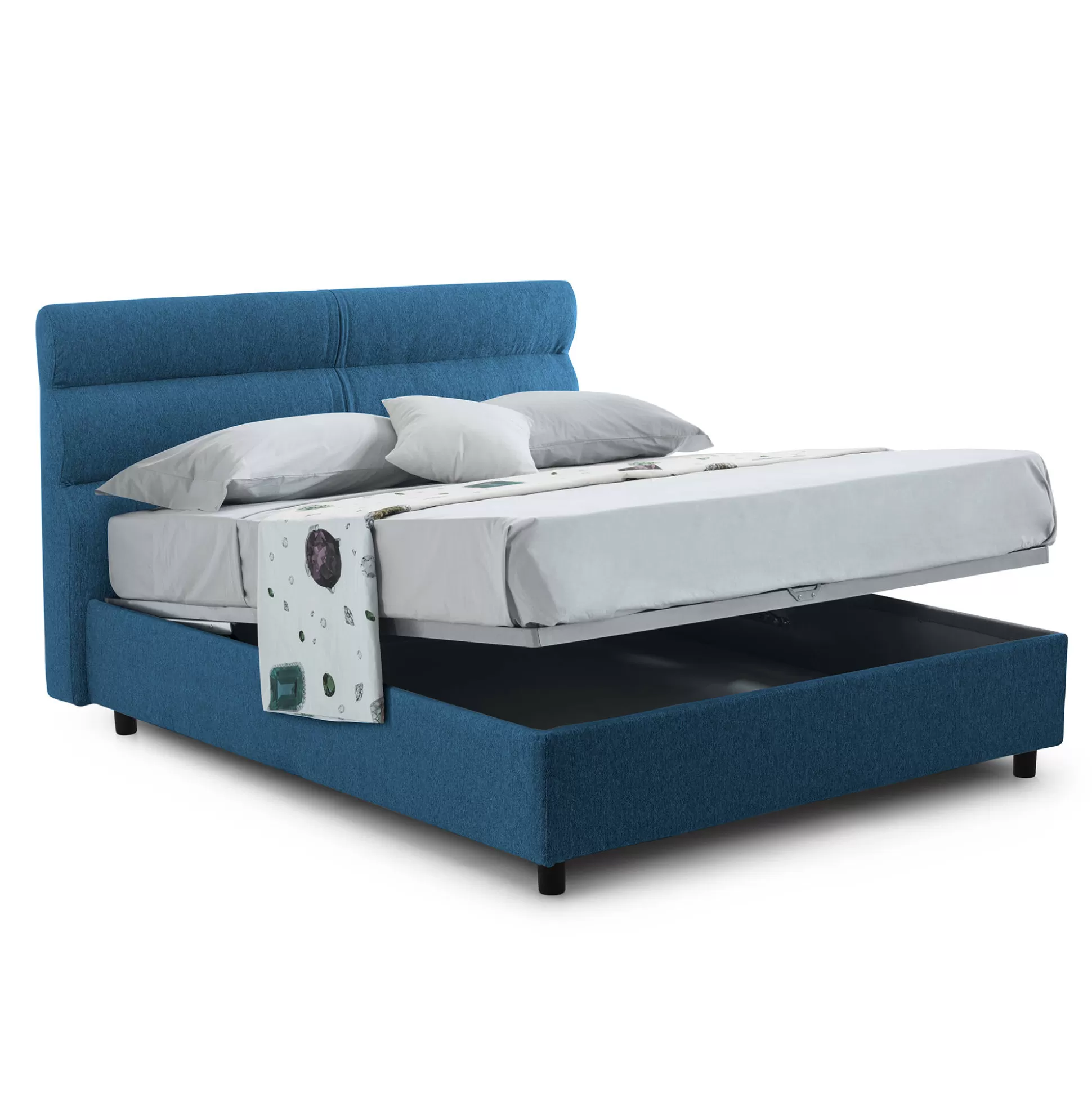 Dmora Letti Piazza E Mezza<Letto piazza e mezza Briosco, Con materasso Cm 120x190 incluso,