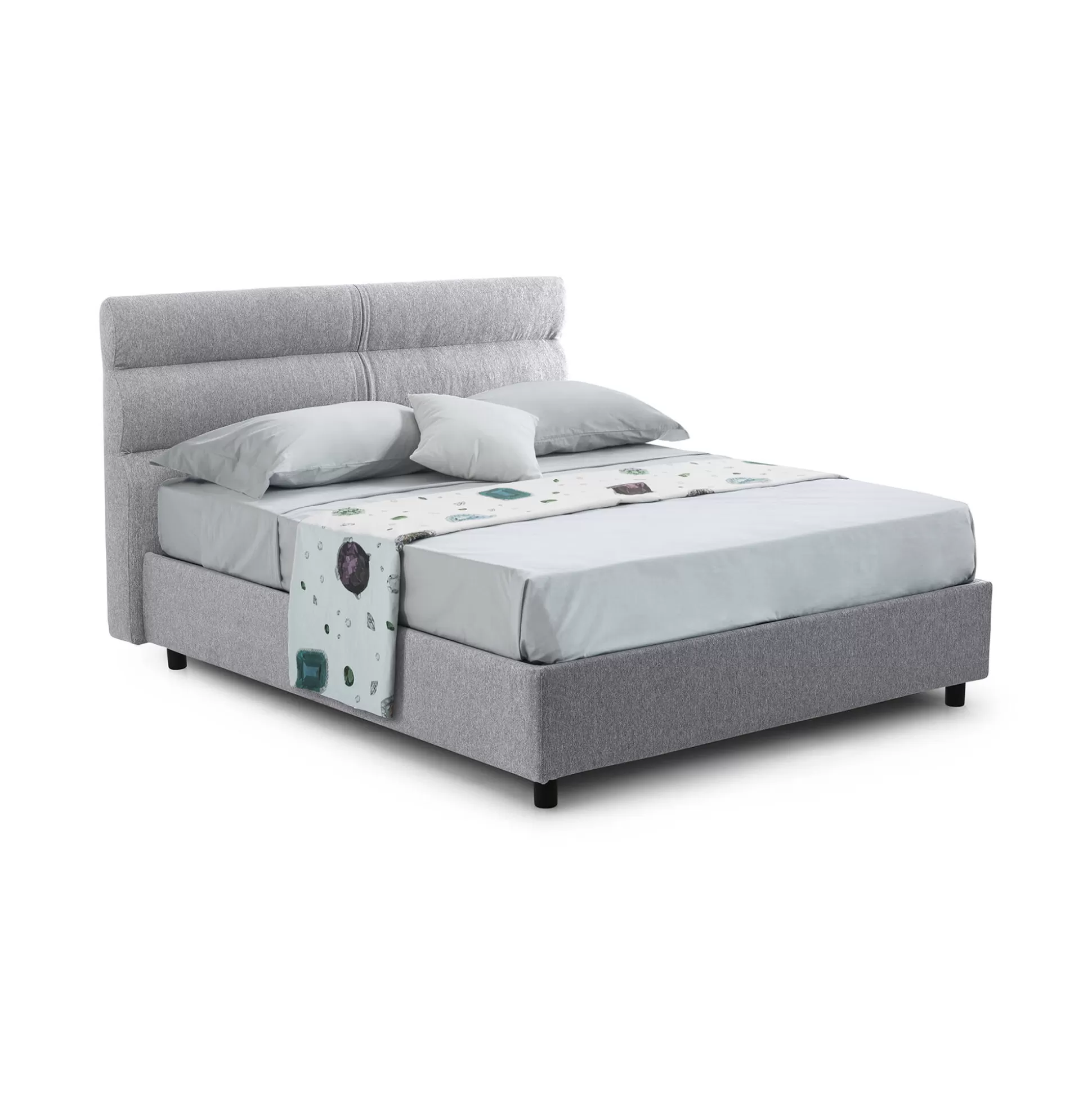 Dmora Letti Piazza E Mezza<Letto piazza e mezza Briosco, Con materasso Cm 120x190 incluso,