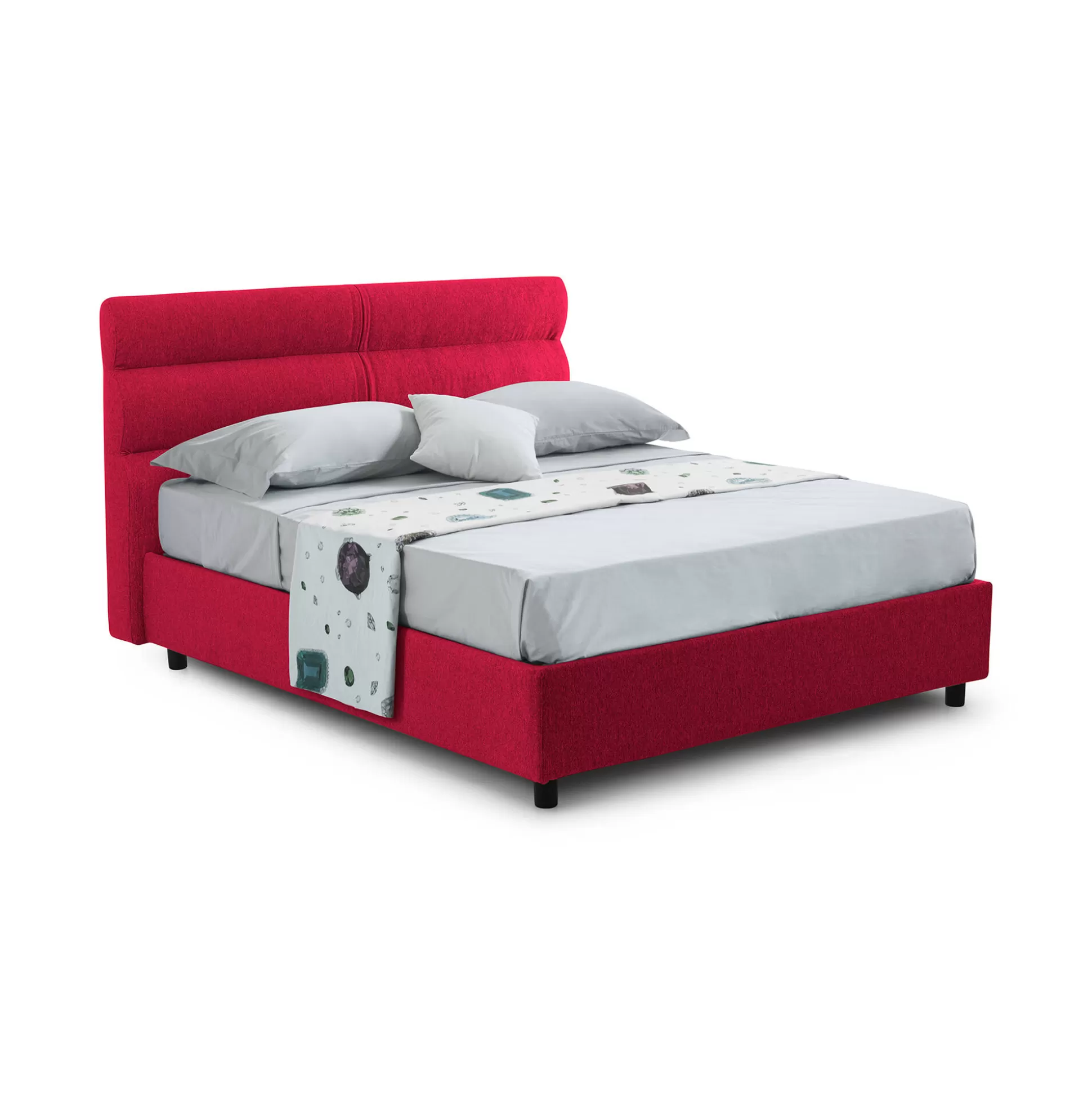 Dmora Letti Piazza E Mezza<Letto piazza e mezza Briosco, Con materasso Cm 120x190 incluso,