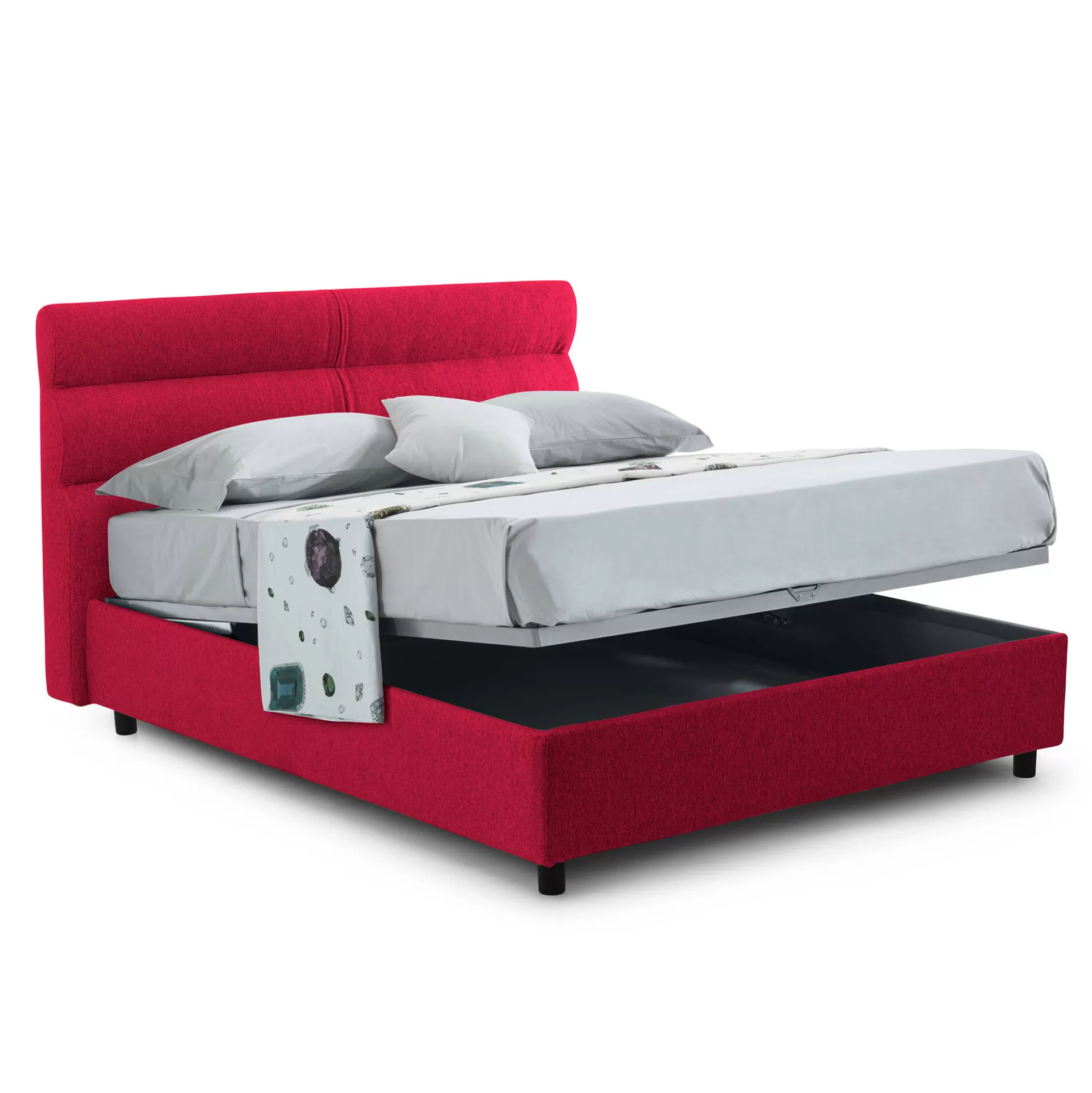 Dmora Letti Piazza E Mezza<Letto piazza e mezza Brivio, Adatto a materasso Cm 120x190,