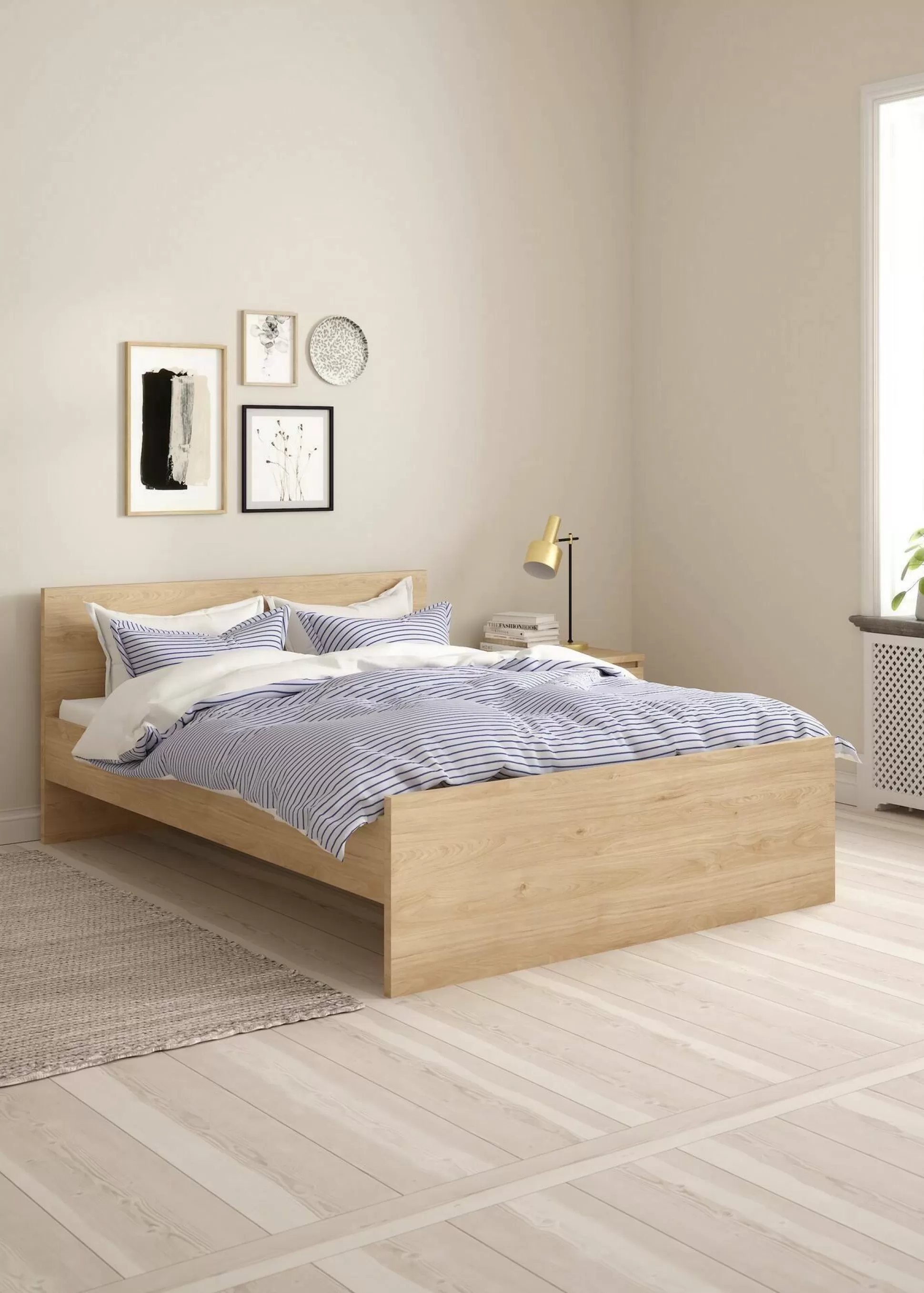 Dmora Letti Piazza E Mezza<Letto piazza e mezza Dsimon, 197x146 h80 cm,