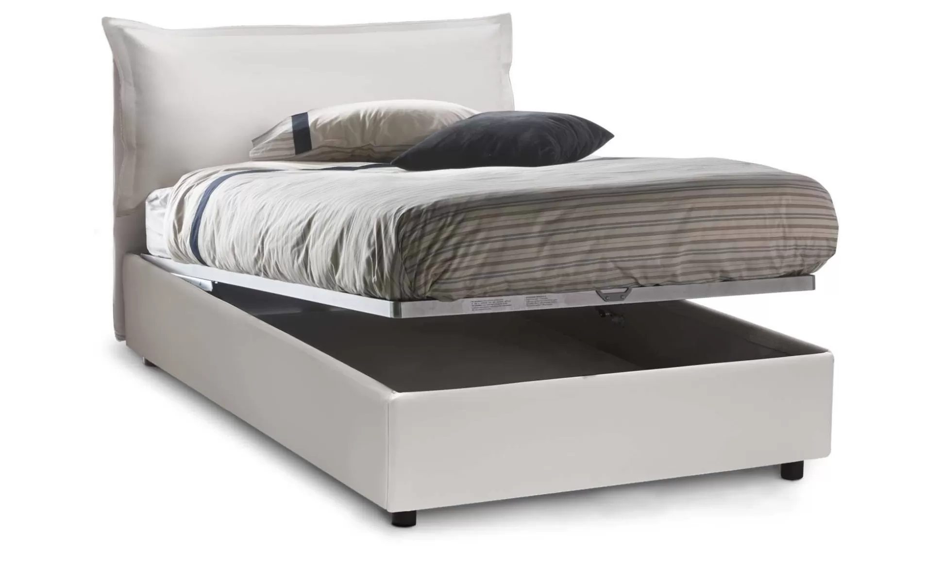 Dmora Letti Piazza E Mezza<Letto piazza e mezza Latona, adatto per materasso Cm 120x190,