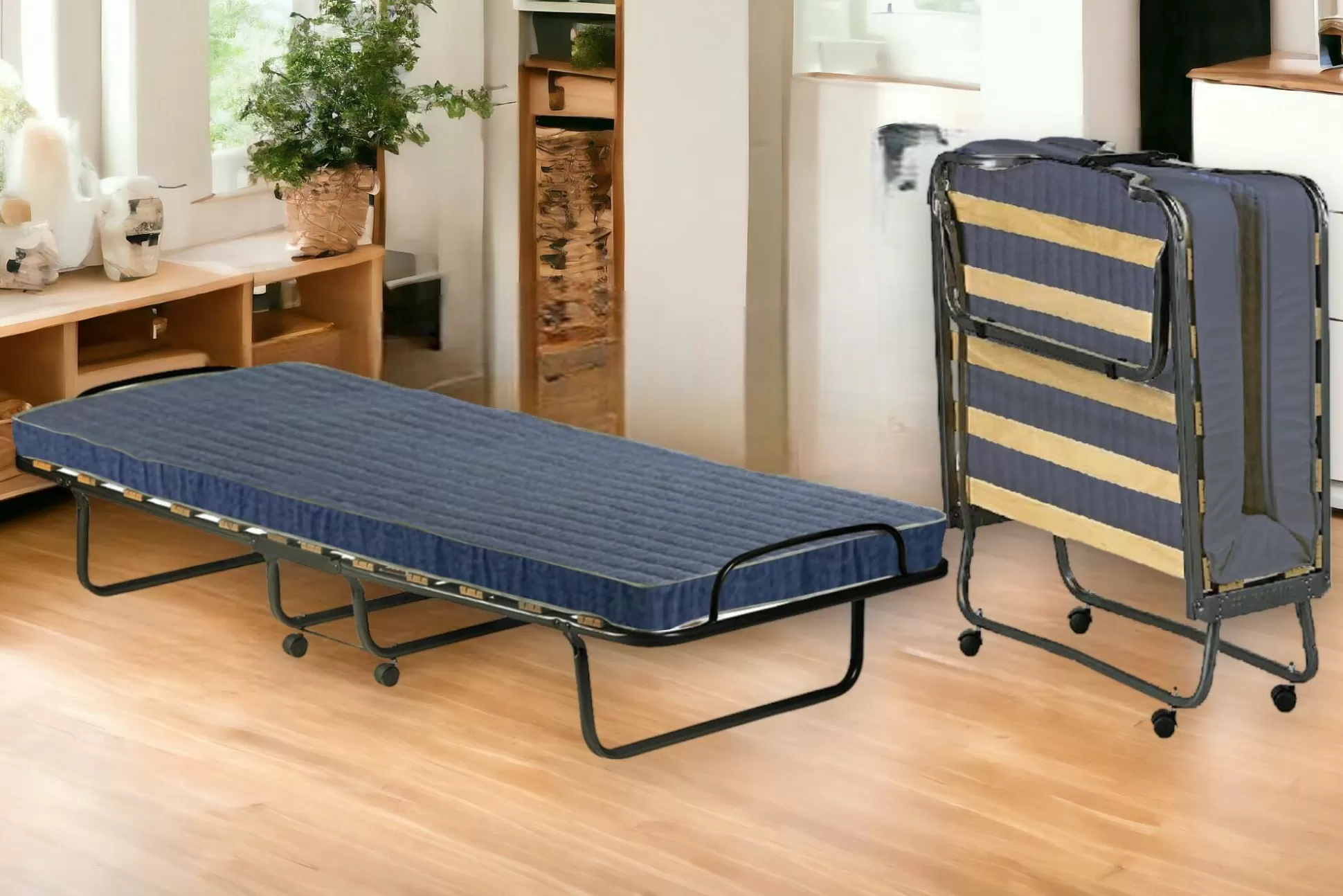 Dmora Letti Pieghevoli<Letto pieghevole Daaronso, 80x190h37 cm, Custodia protettiva su richiesta