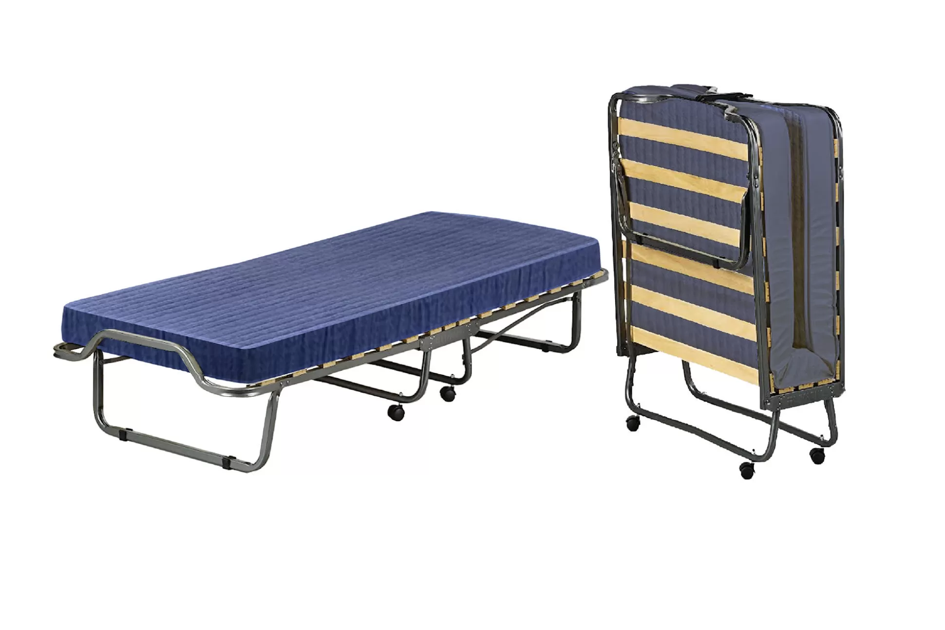 Dmora Letti Pieghevoli<Letto pieghevole Dabadian, 80x200h40 cm, materasso memory incluso
