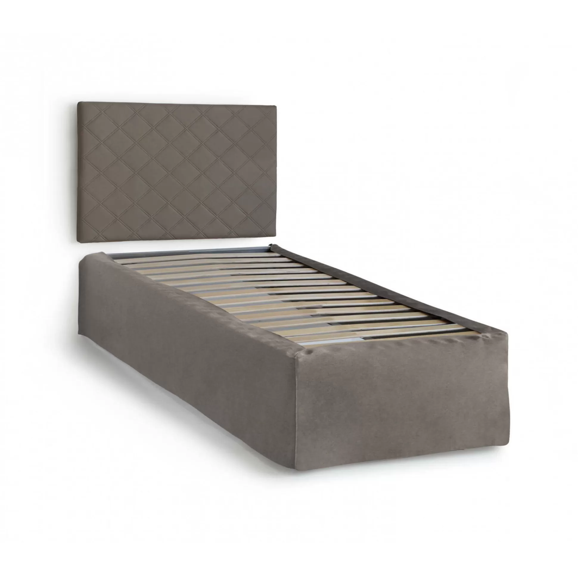 Dmora Letti Singoli<Letto singolo Accu, per materasso da Cm 80x190,